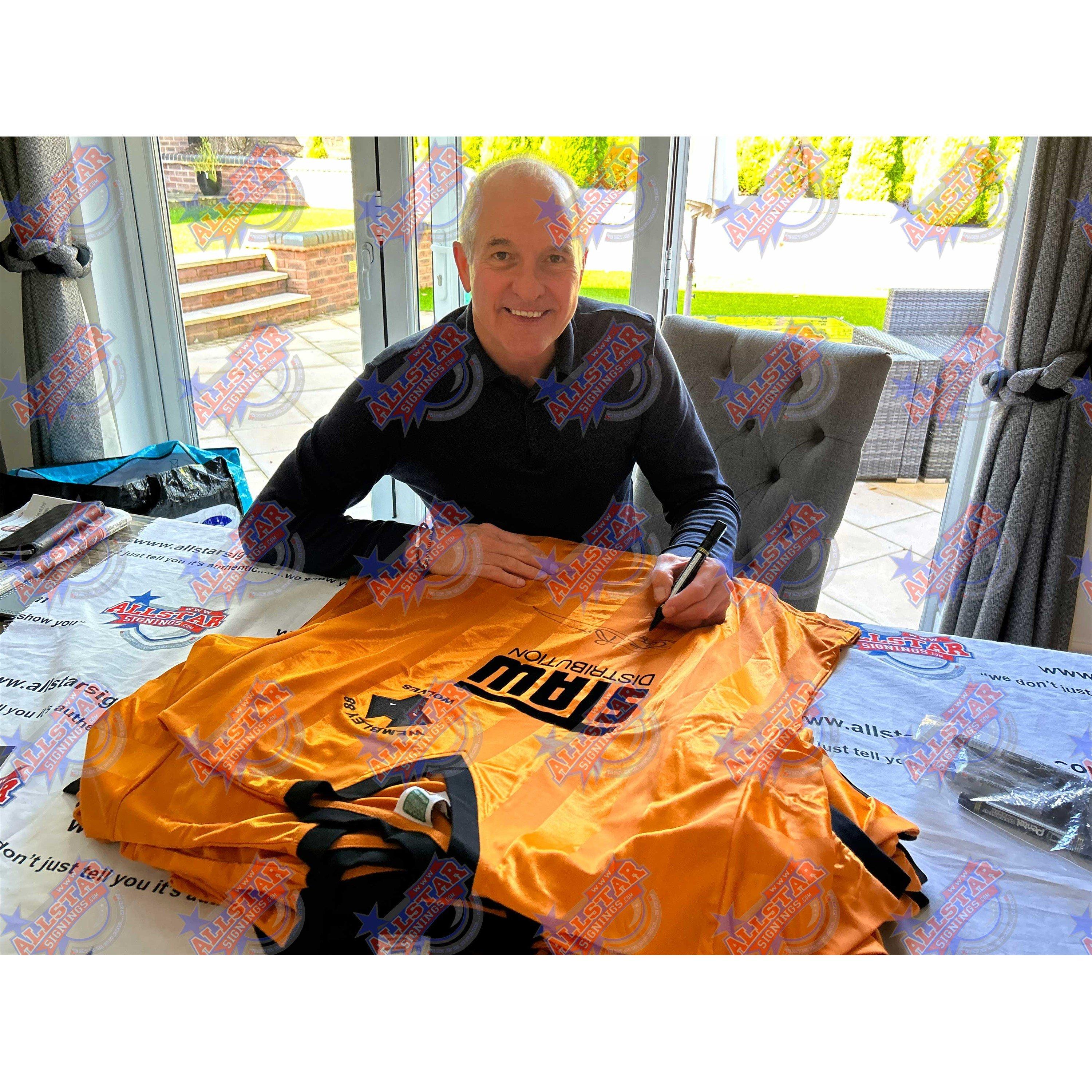 Gold - AllStarSignings Ltd - Steve Bull signed Wolves Wembley 1988 shirt - 2
