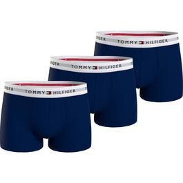 Tommy Hilfiger 3 Pack Logo Waistband Trunks