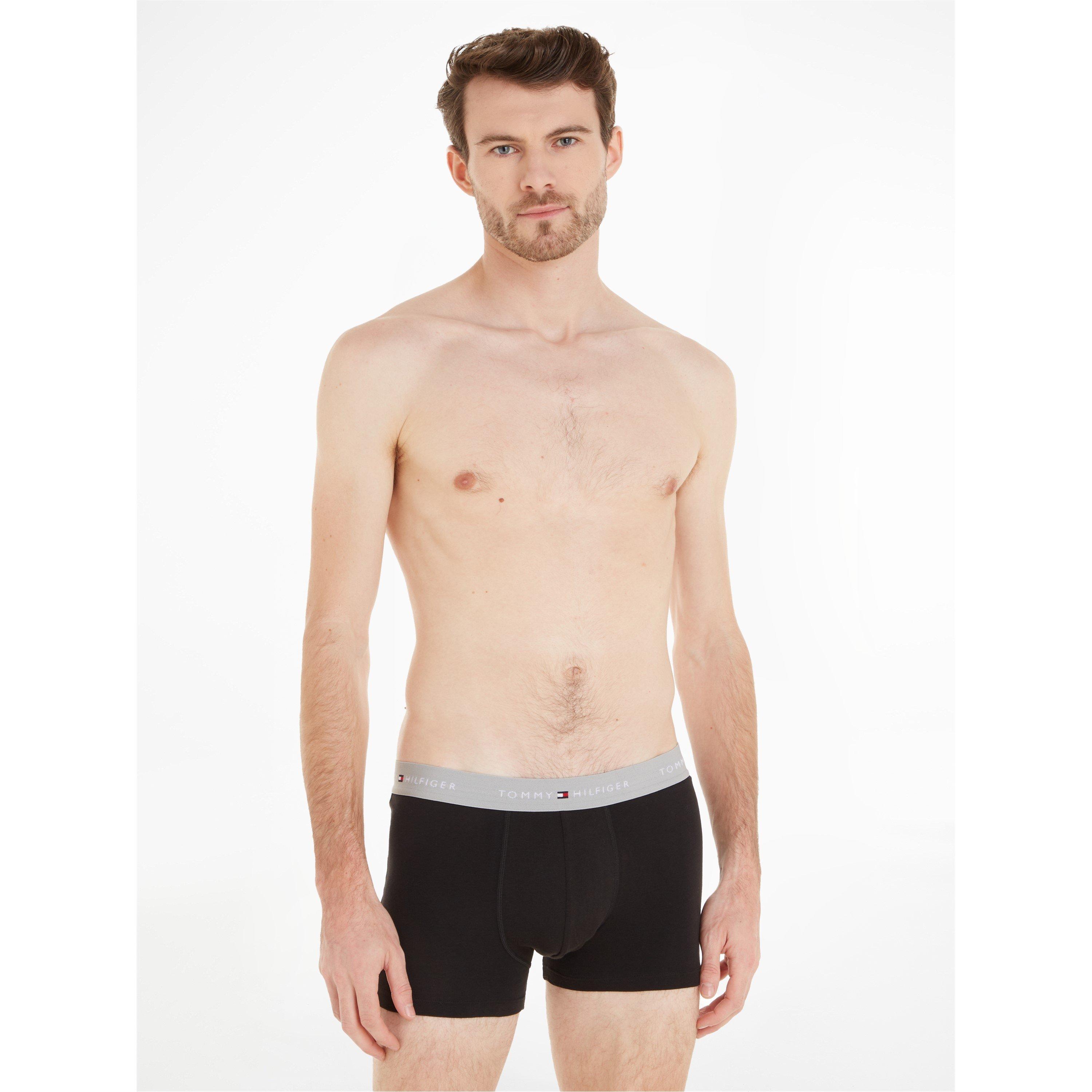 Black 0UC - Tommy Hilfiger - 3-Pack Logo Waistband Trunks - 3