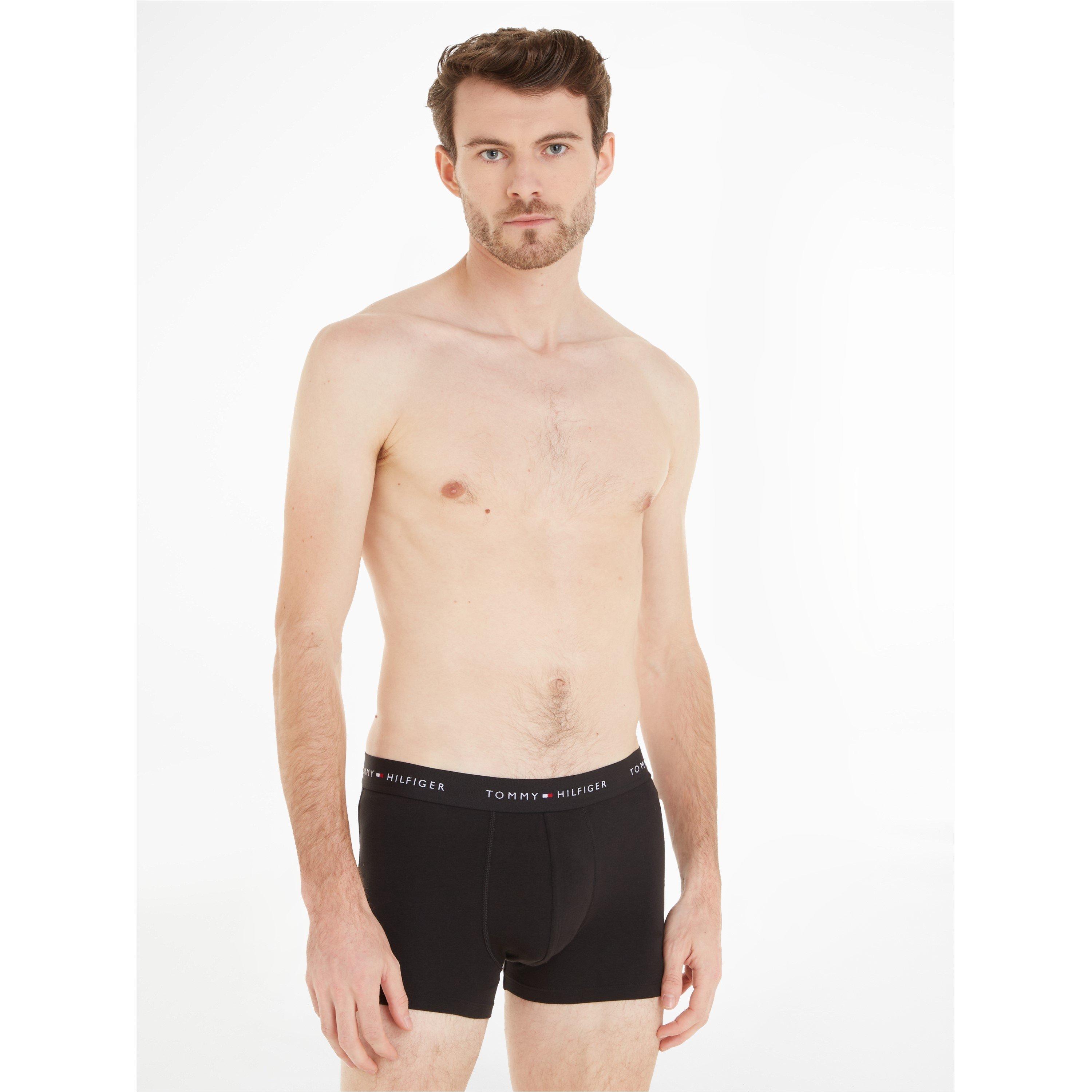Black 0UC - Tommy Hilfiger - 3-Pack Logo Waistband Trunks - 4