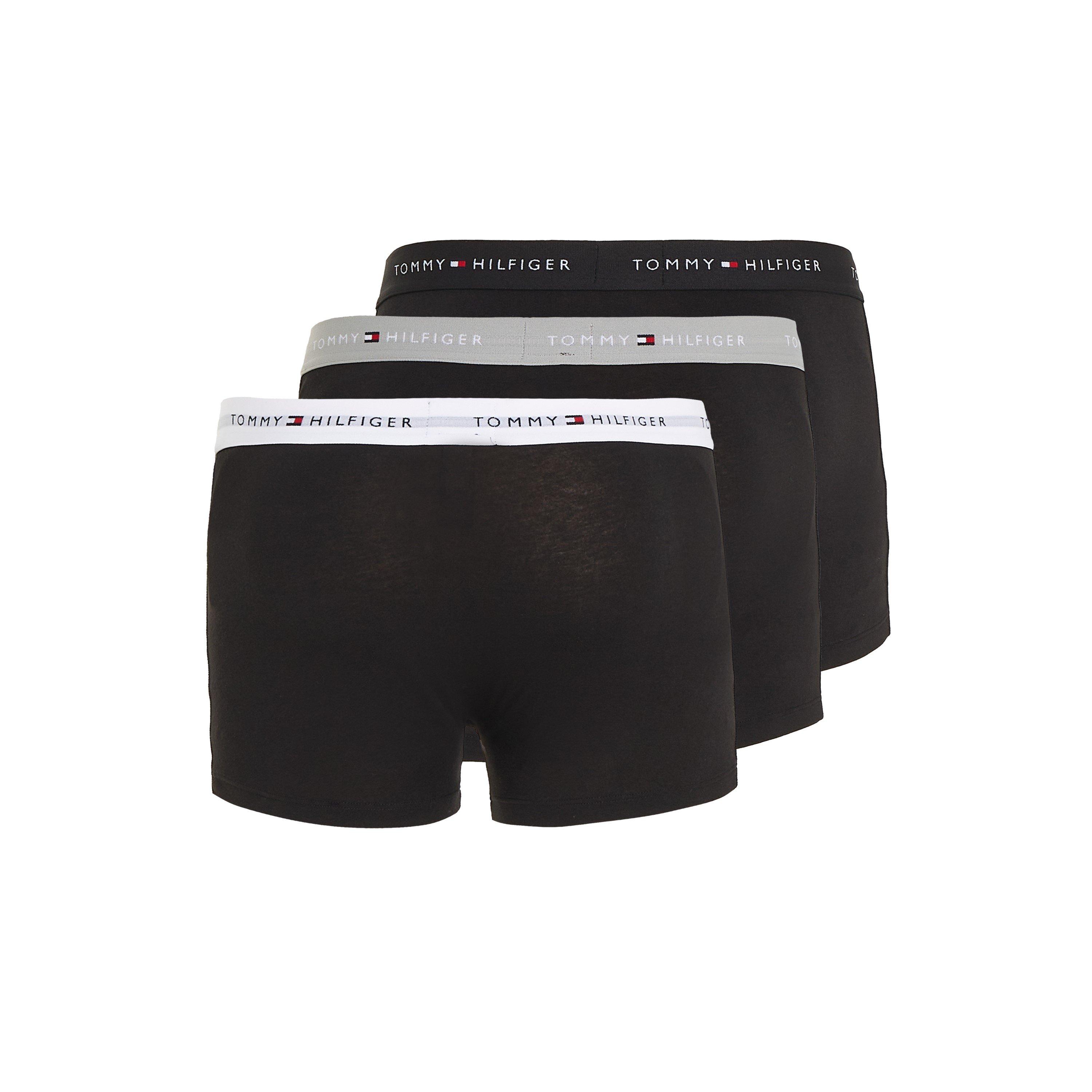 Black 0UC - Tommy Hilfiger - 3-Pack Logo Waistband Trunks - 8