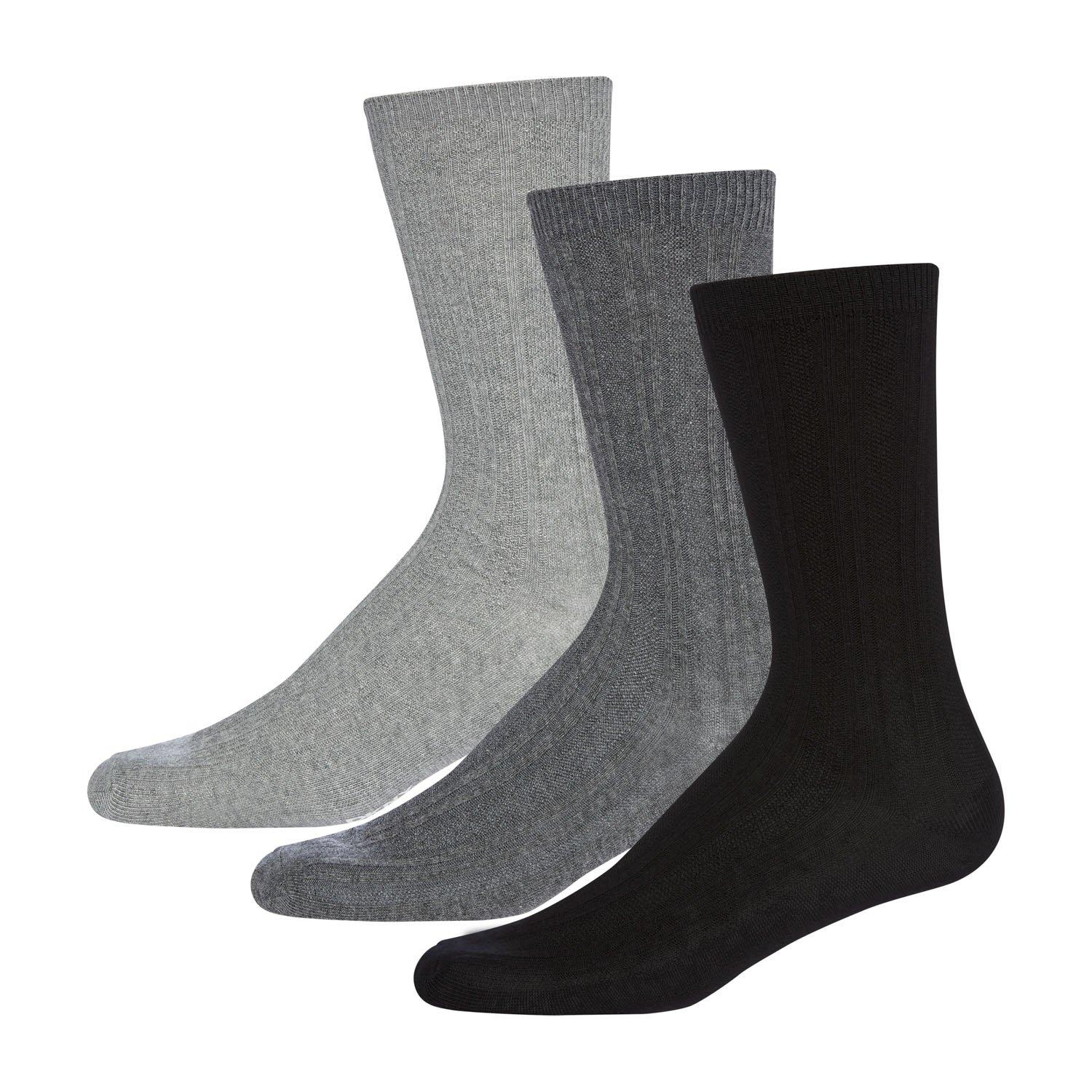 Black/Grey/ChrC - DKNY - 3 pack Womens Socks Shyla - 1