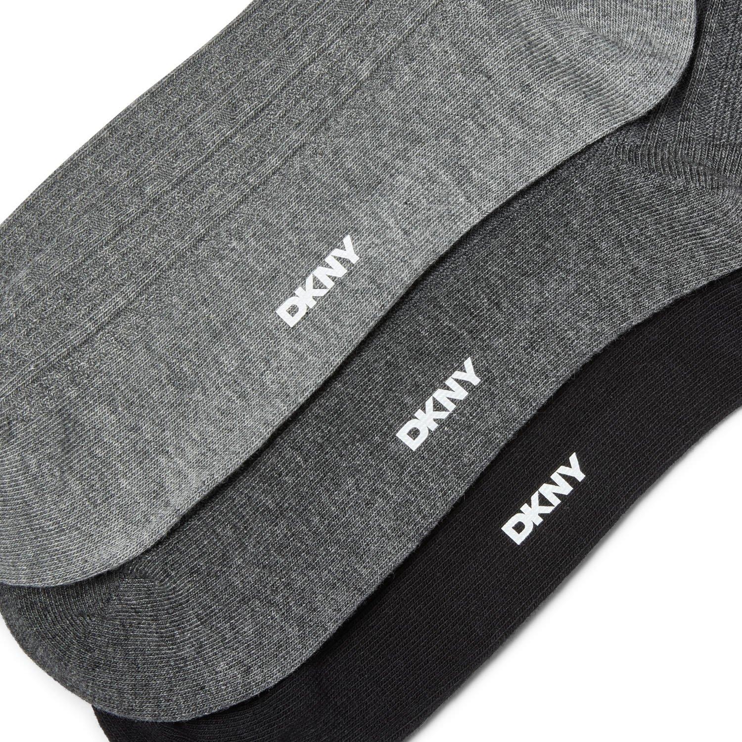 Black/Grey/ChrC - DKNY - 3 pack Womens Socks Shyla - 7