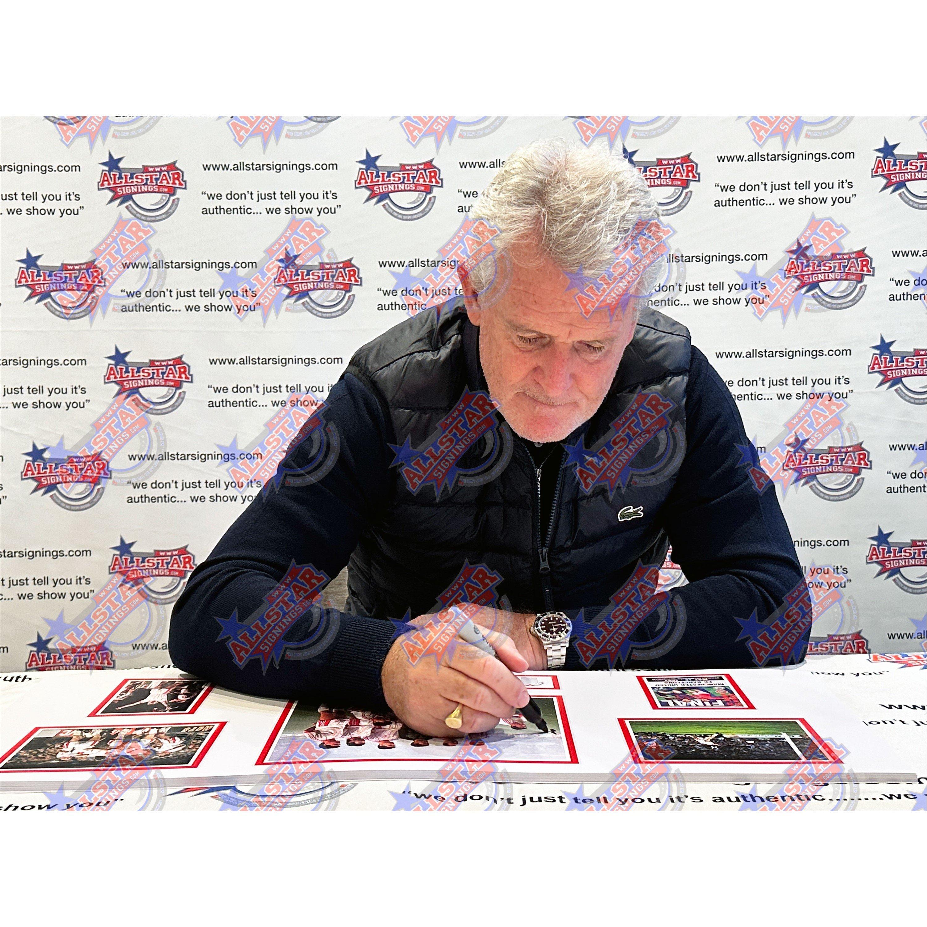 Red - AllStarSignings Ltd - Mark Hughes signed Manchester United storyboard - 2