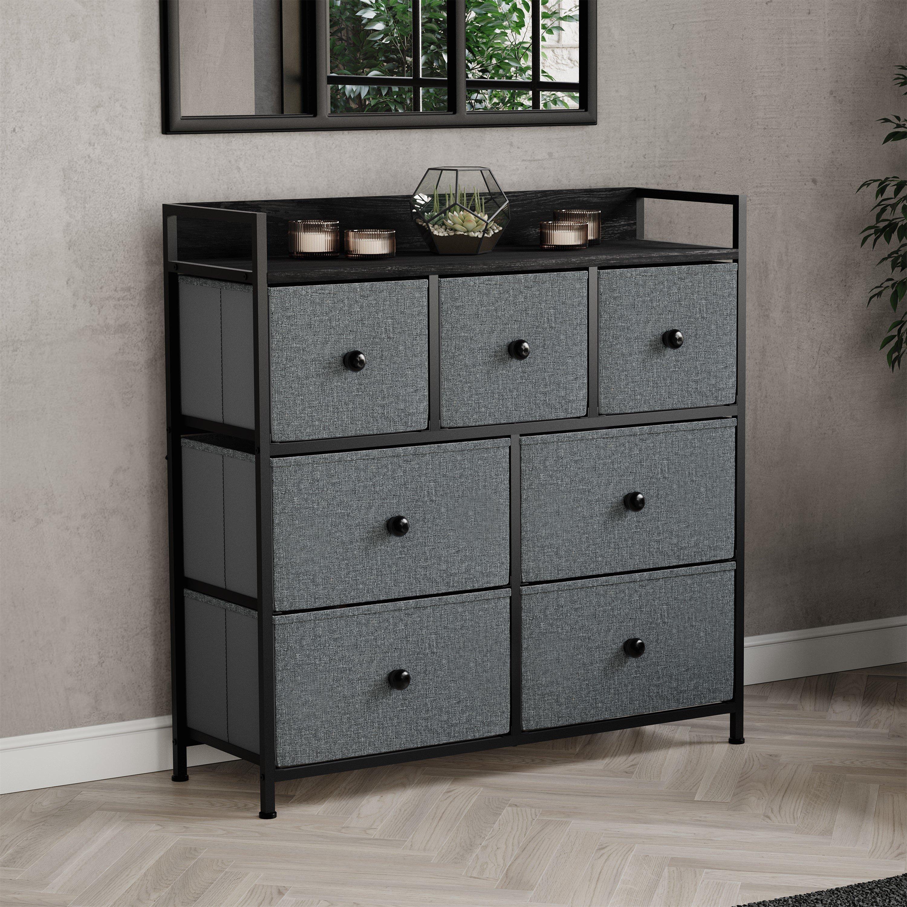 Chorley 7 Drawer Fabric Storage Chest UKFR
