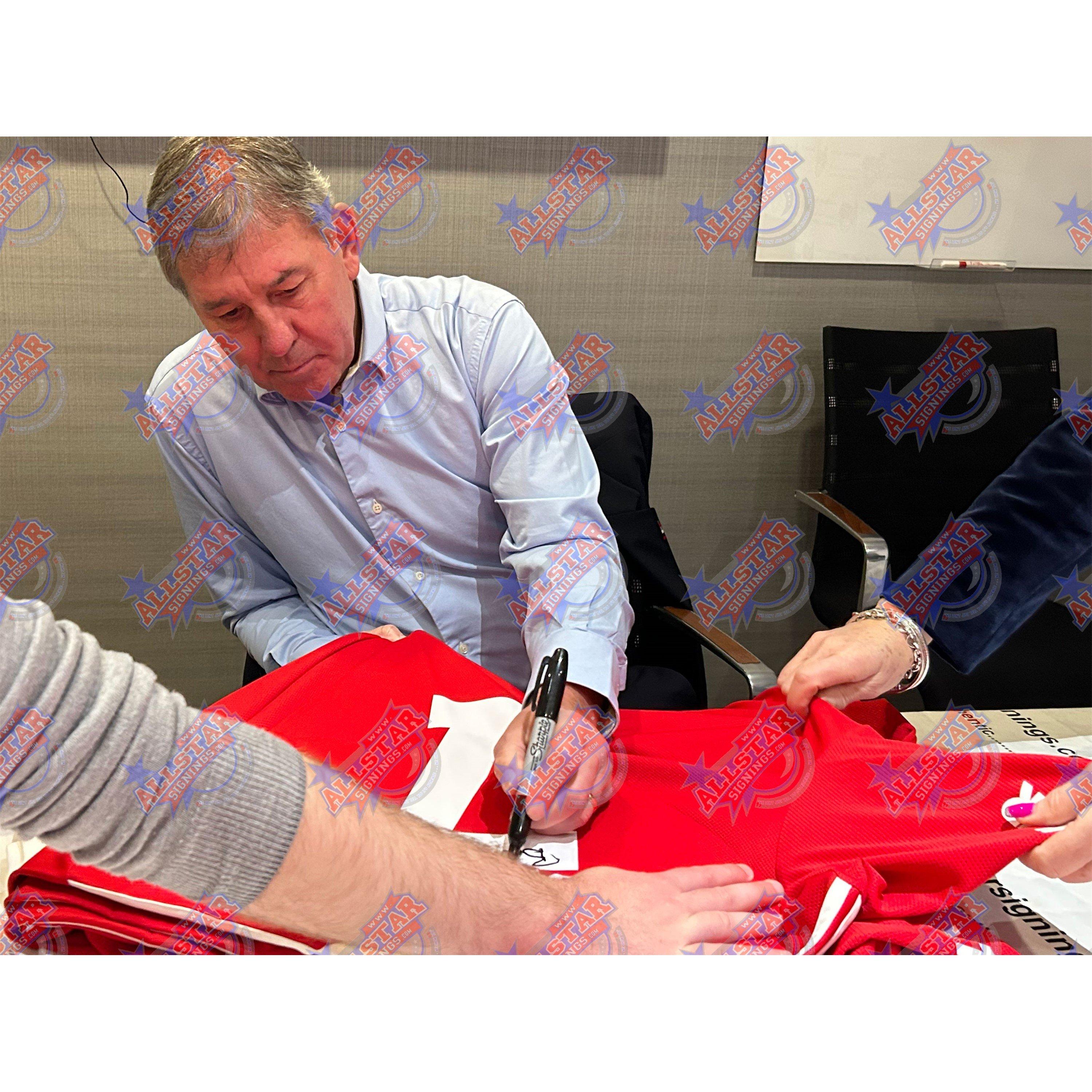 Red - AllStarSignings Ltd - Hughes & Robson signed Manchester United shirts - 2