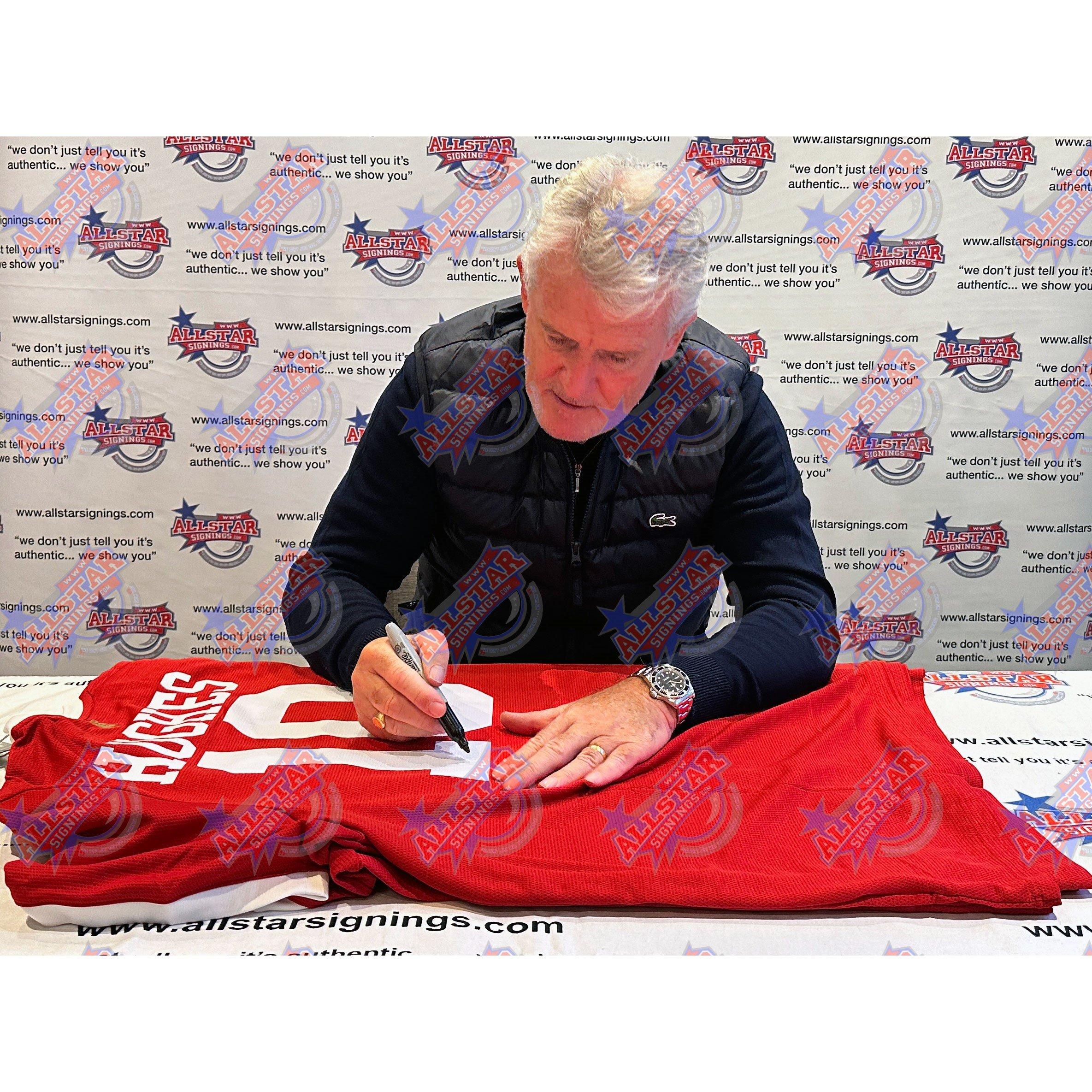 Red - AllStarSignings Ltd - Hughes & Robson signed Manchester United shirts - 3