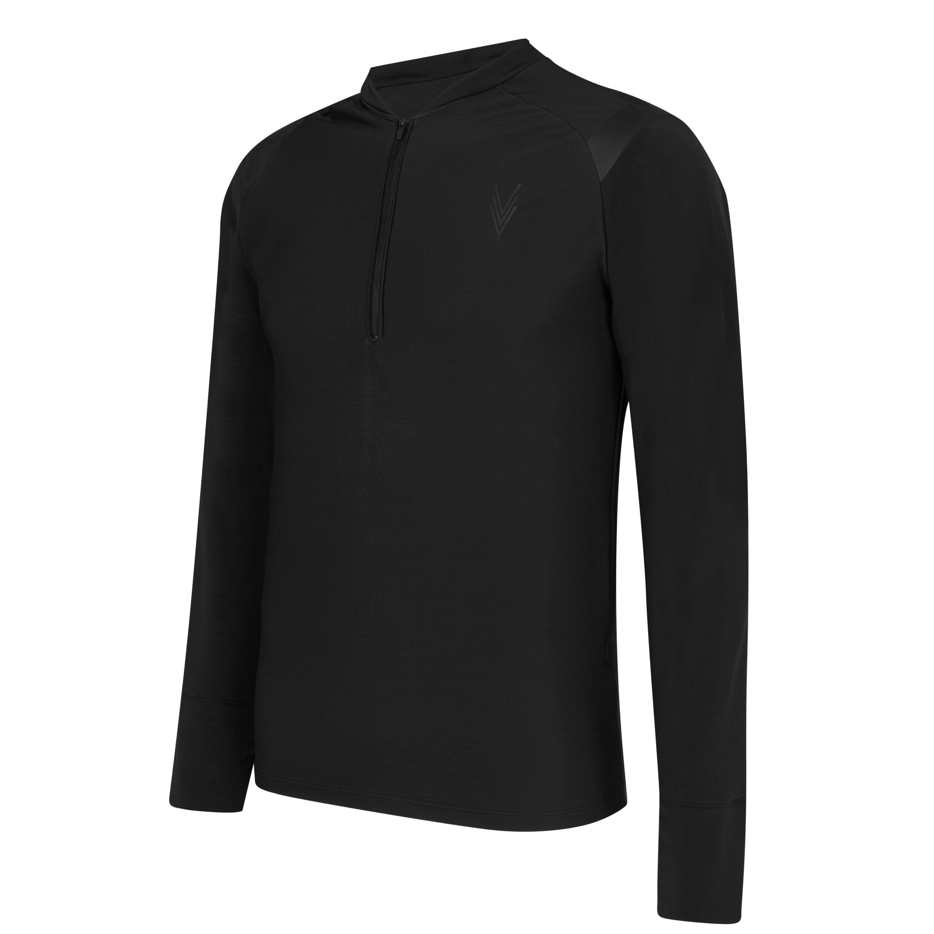 Black - Certified Sports - Midlayer Zip Neck - 6