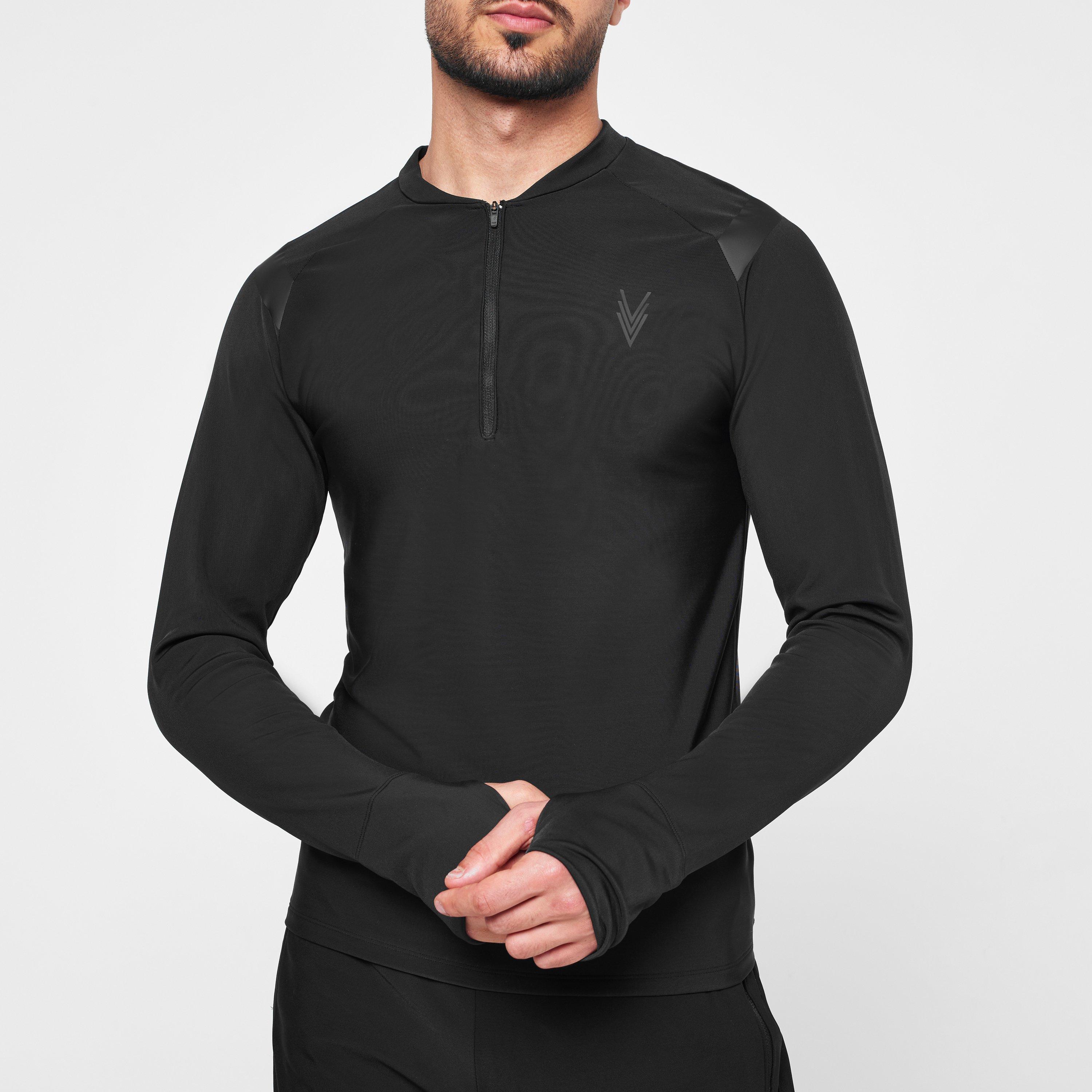 Black - Certified Sports - Midlayer Zip Neck - 4