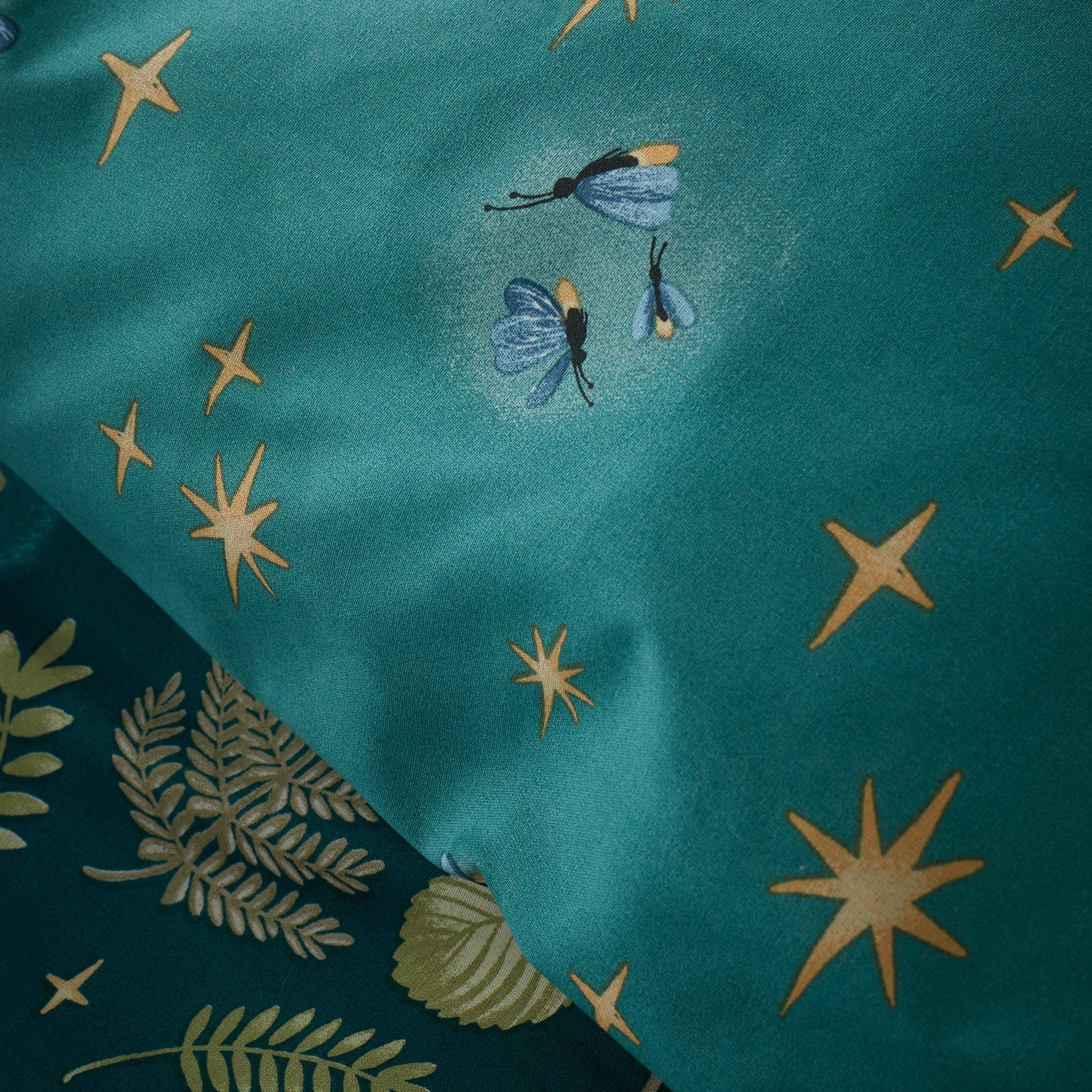 Forest Green - Catherine Lansfield - Enchanted Twilight Reversible Duvet Cover Set - 4