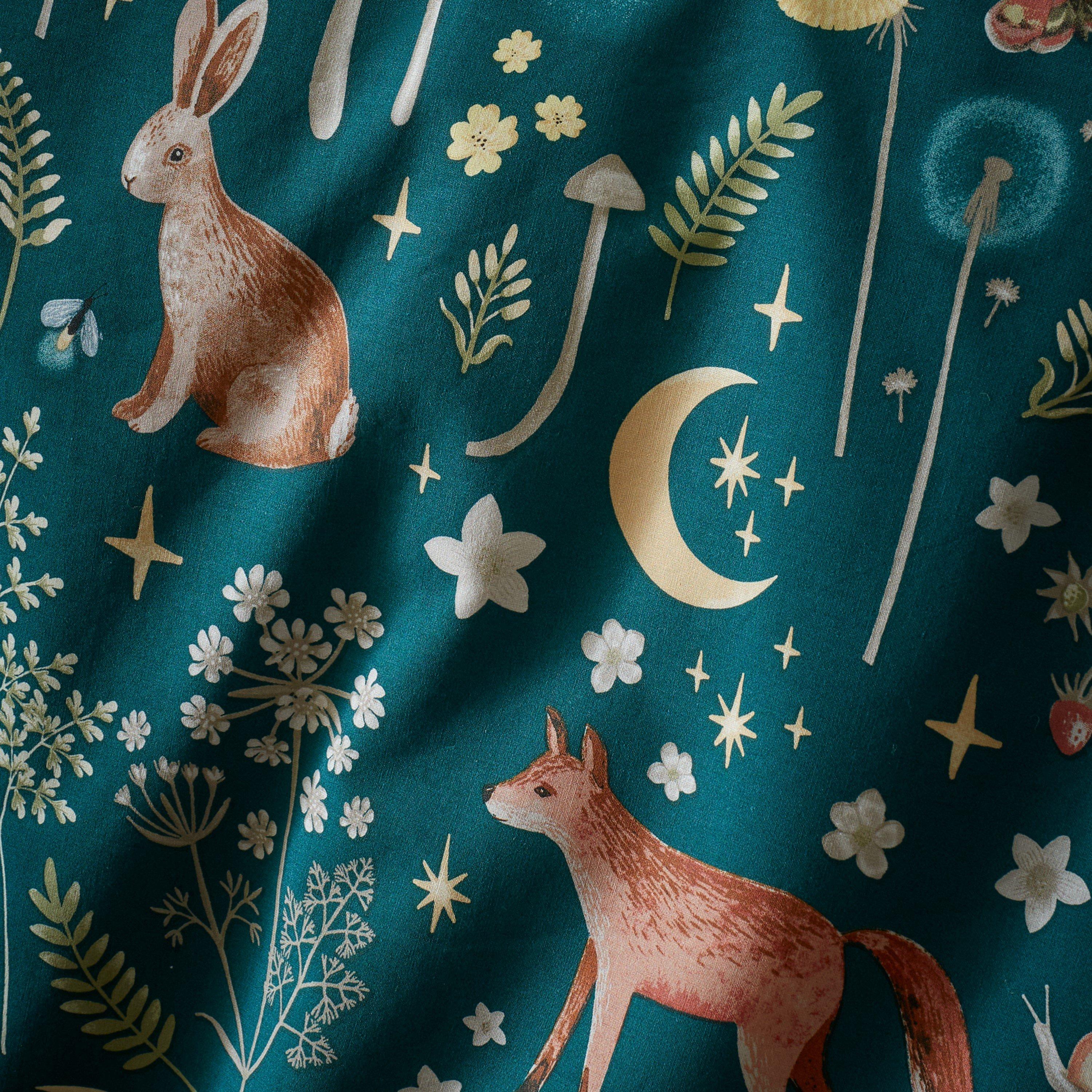Forest Green - Catherine Lansfield - Enchanted Twilight Reversible Duvet Cover Set - 5