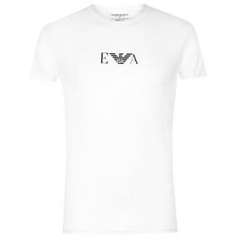 Armani BW Chest Logo T Shirt