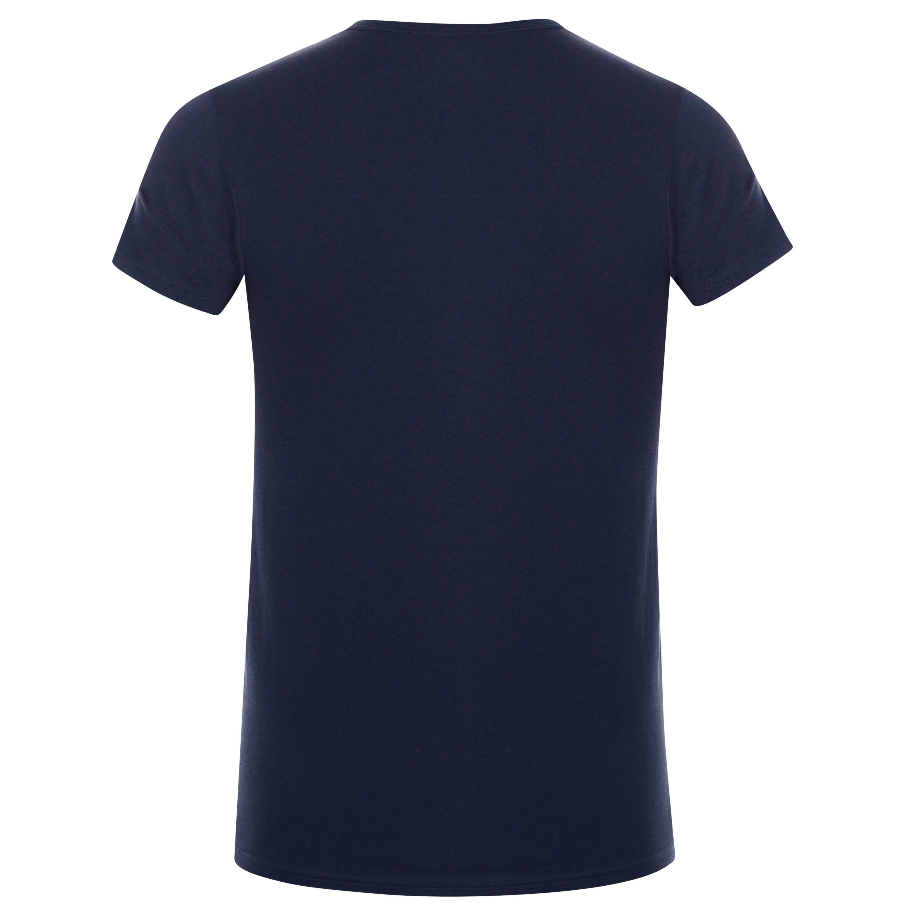 Navy - Emporio Armani - Logo T Shirt - 2