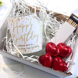 Aye Do Happy Birthday Dream Big Candle Gift Set 7517