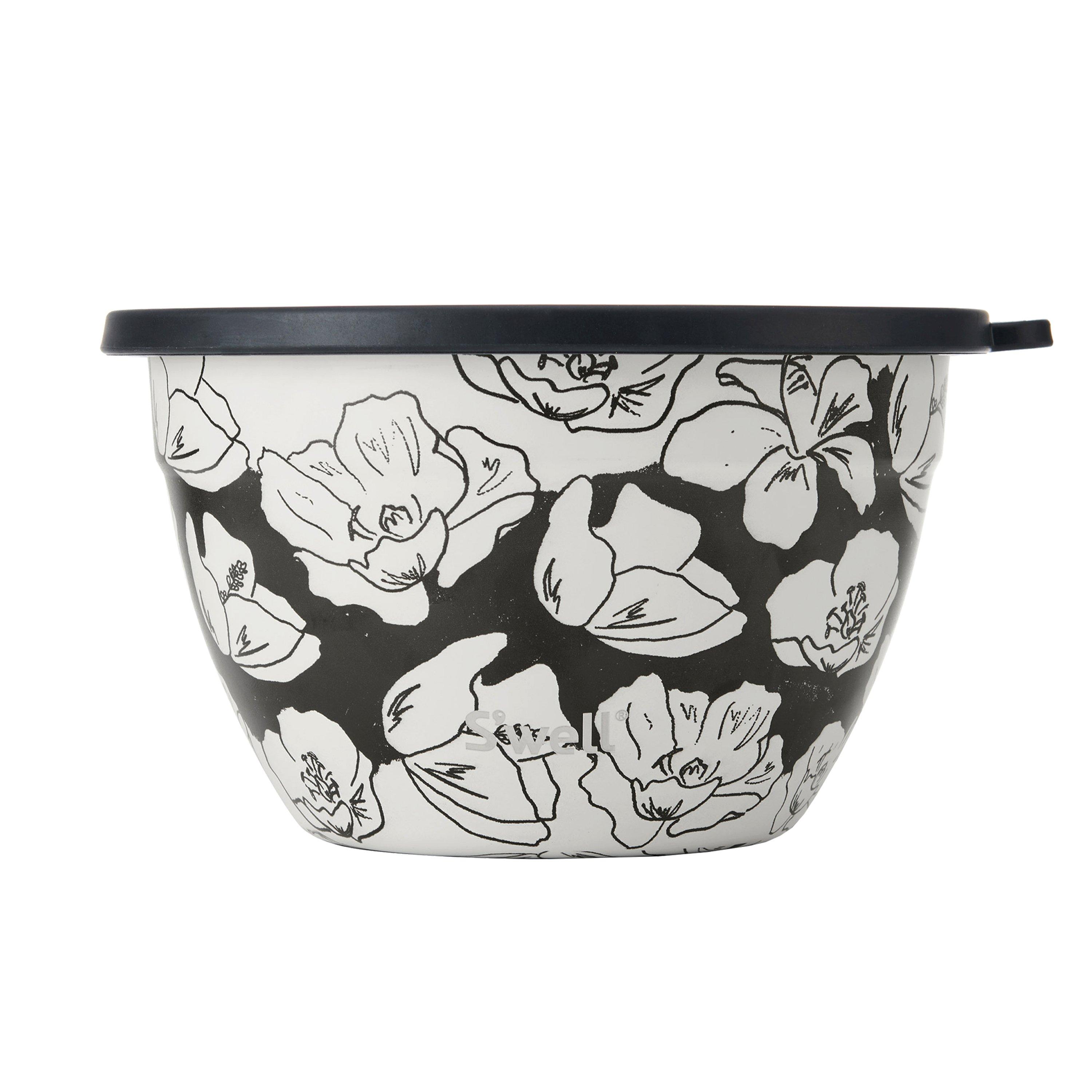S'well Swell Charcoal Bloom Salad Bowl Kit In Mixed
