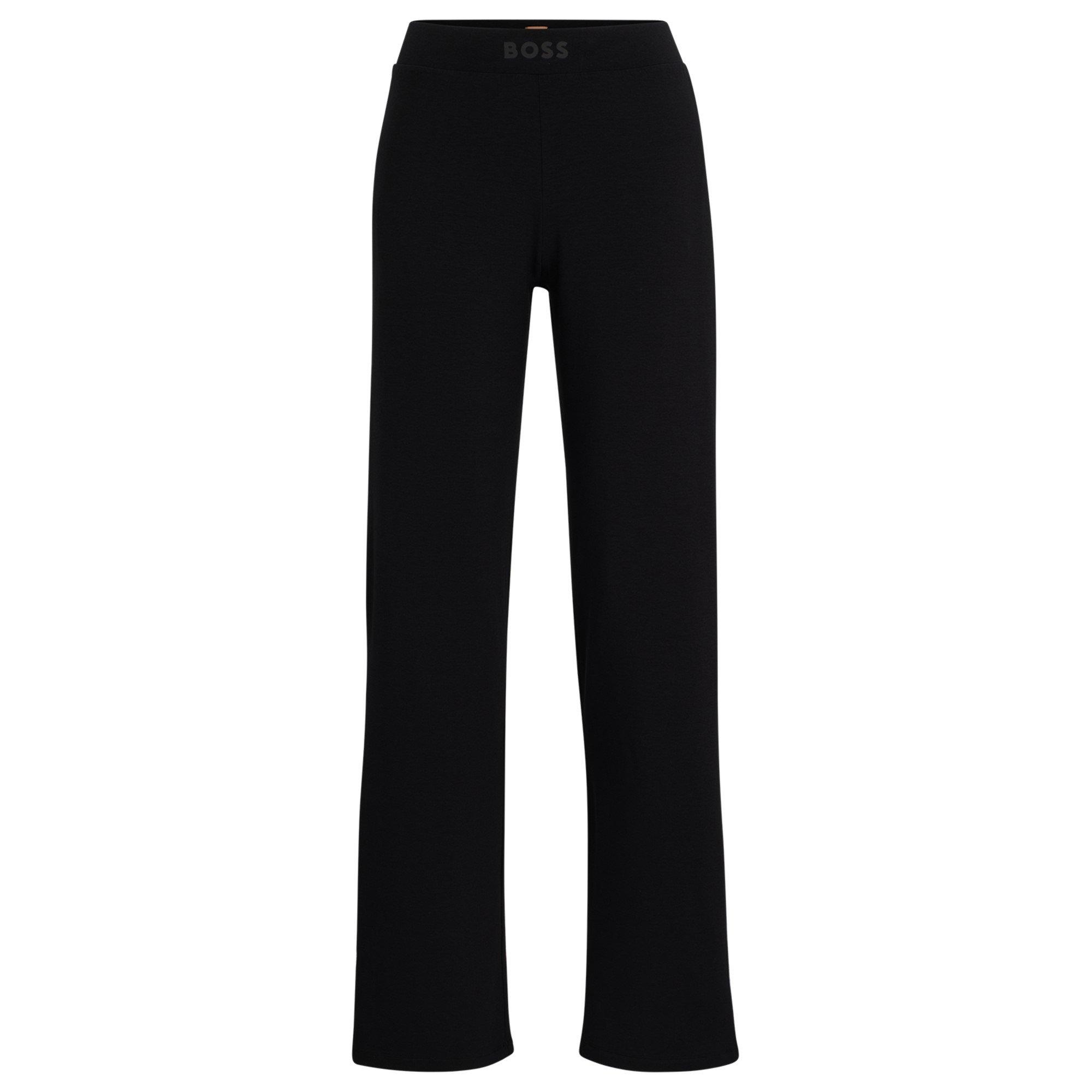 Black - Boss - Women's STMT Luxurious Stretch Blend Pyjama Trousers - 6