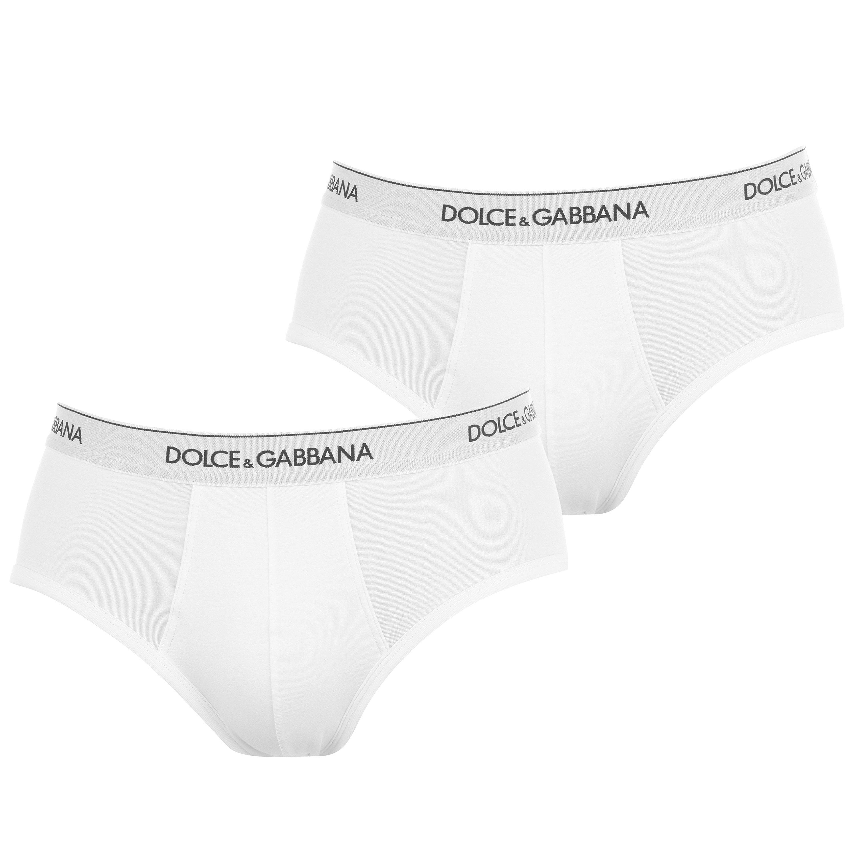 Men's Logo Cotton Briefs, 2-Pack
