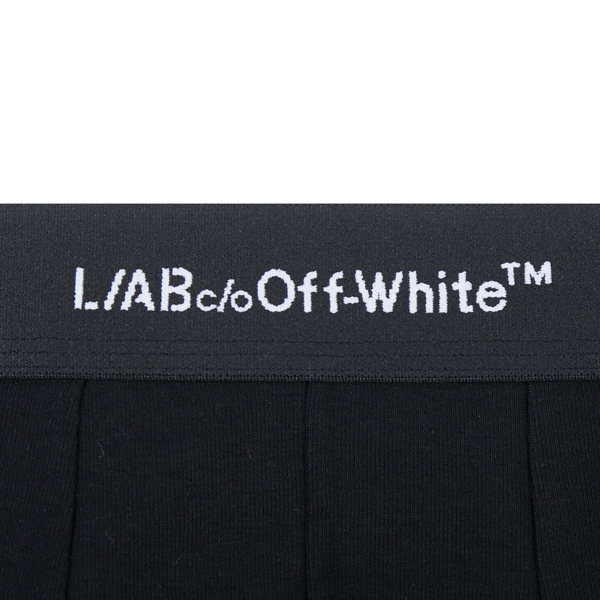 Black 001 - L AB Off White - L/AB 3 inch no fly Sn64