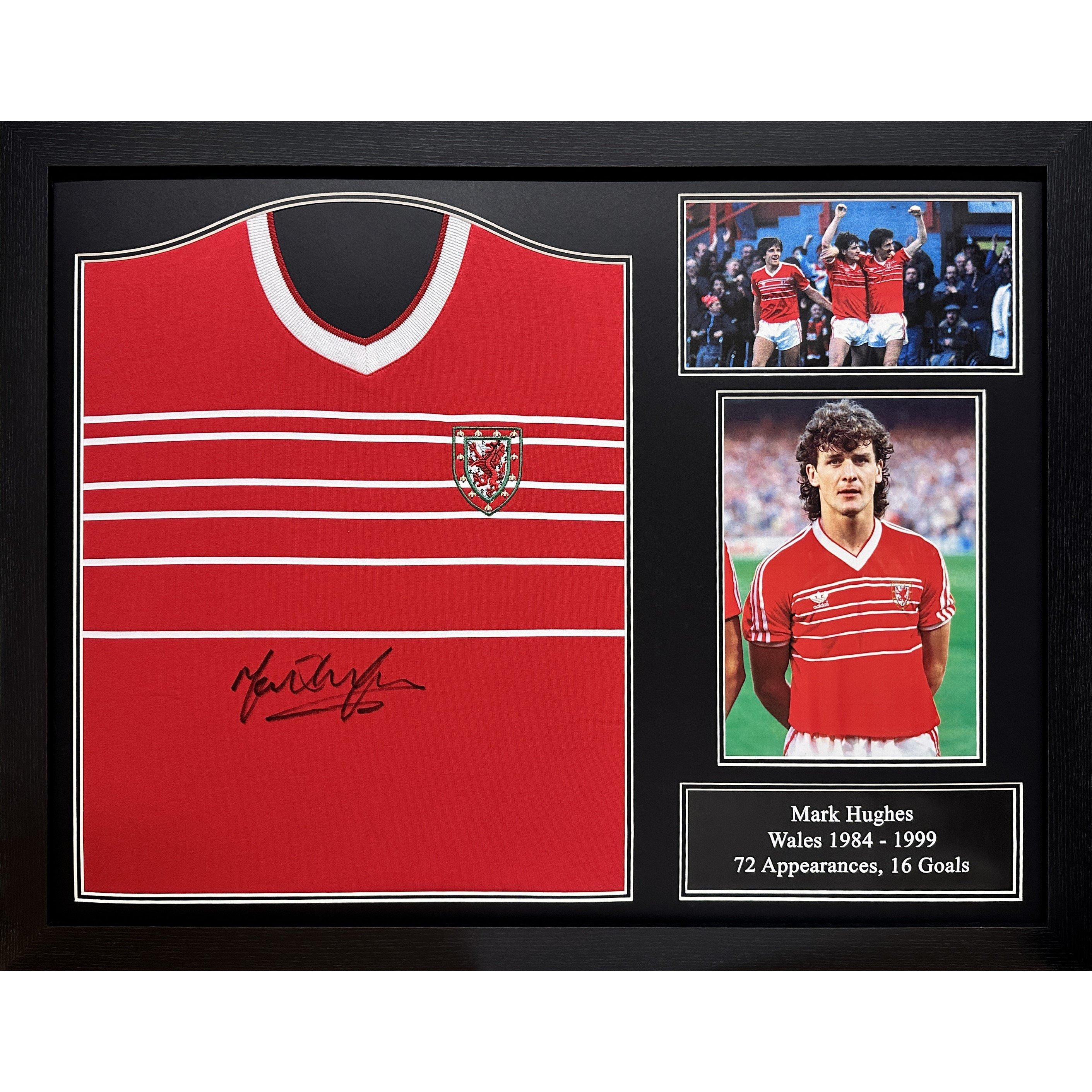 Red - AllStarSignings Ltd - Mark Hughes signed Wales 1984 shirt - 1