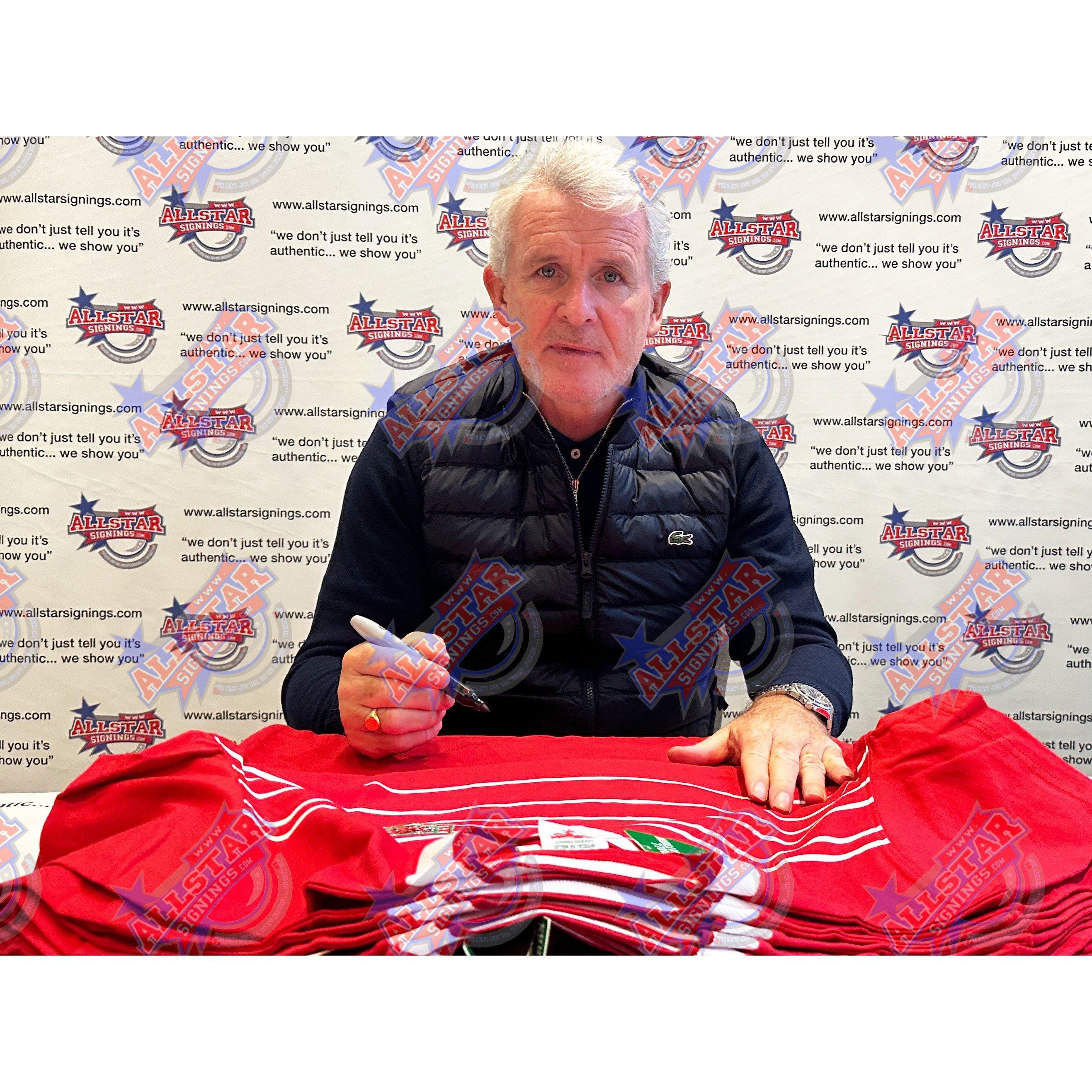 Red - AllStarSignings Ltd - Mark Hughes signed Wales 1984 shirt - 2