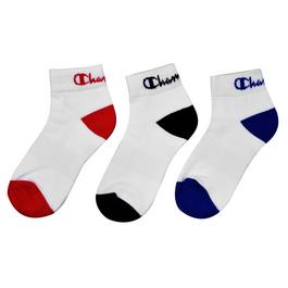 Champion Script 3 Pack Socks Womens