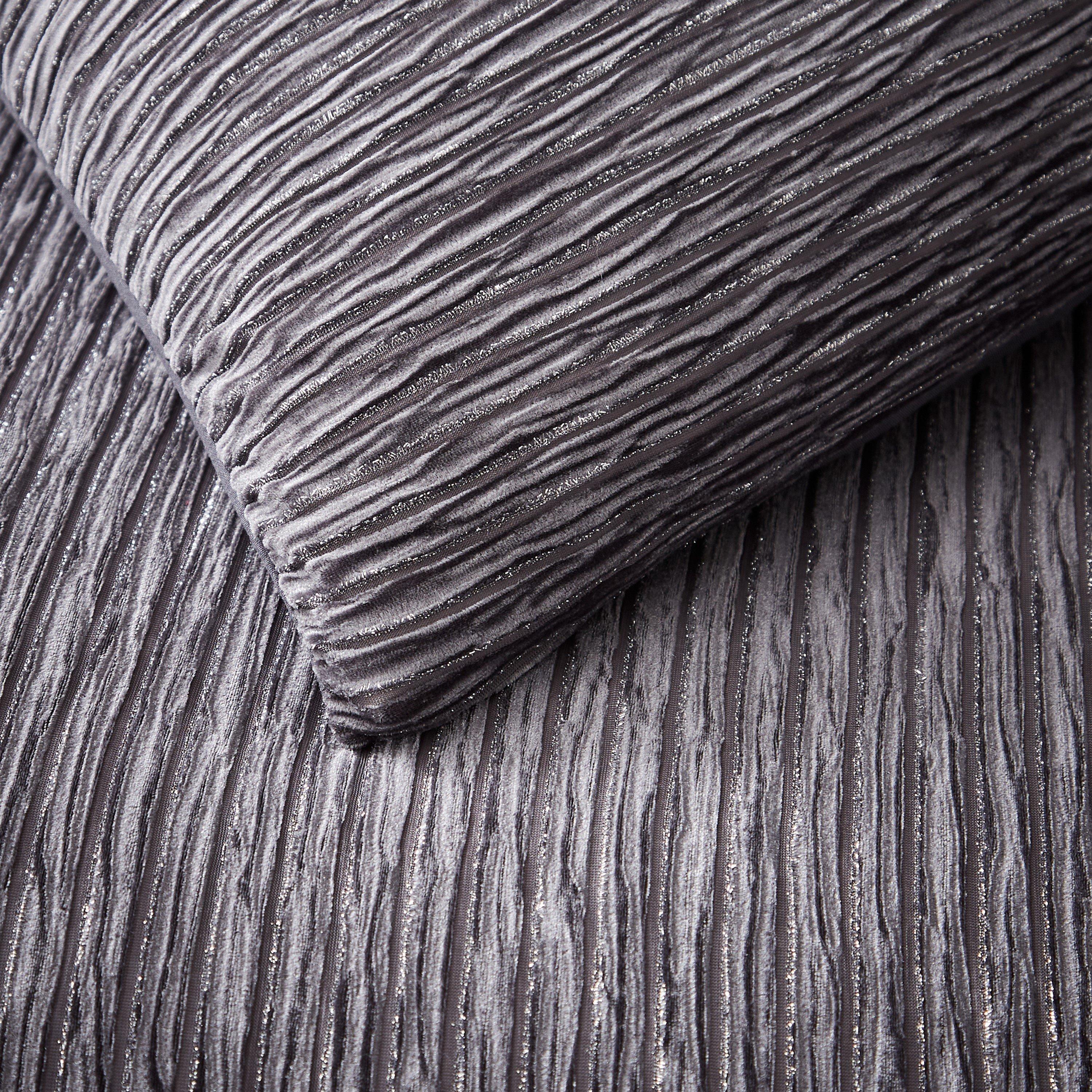 Grey - Catherine Lansfield - Allure Sparkle Duvet Cover Set - 3