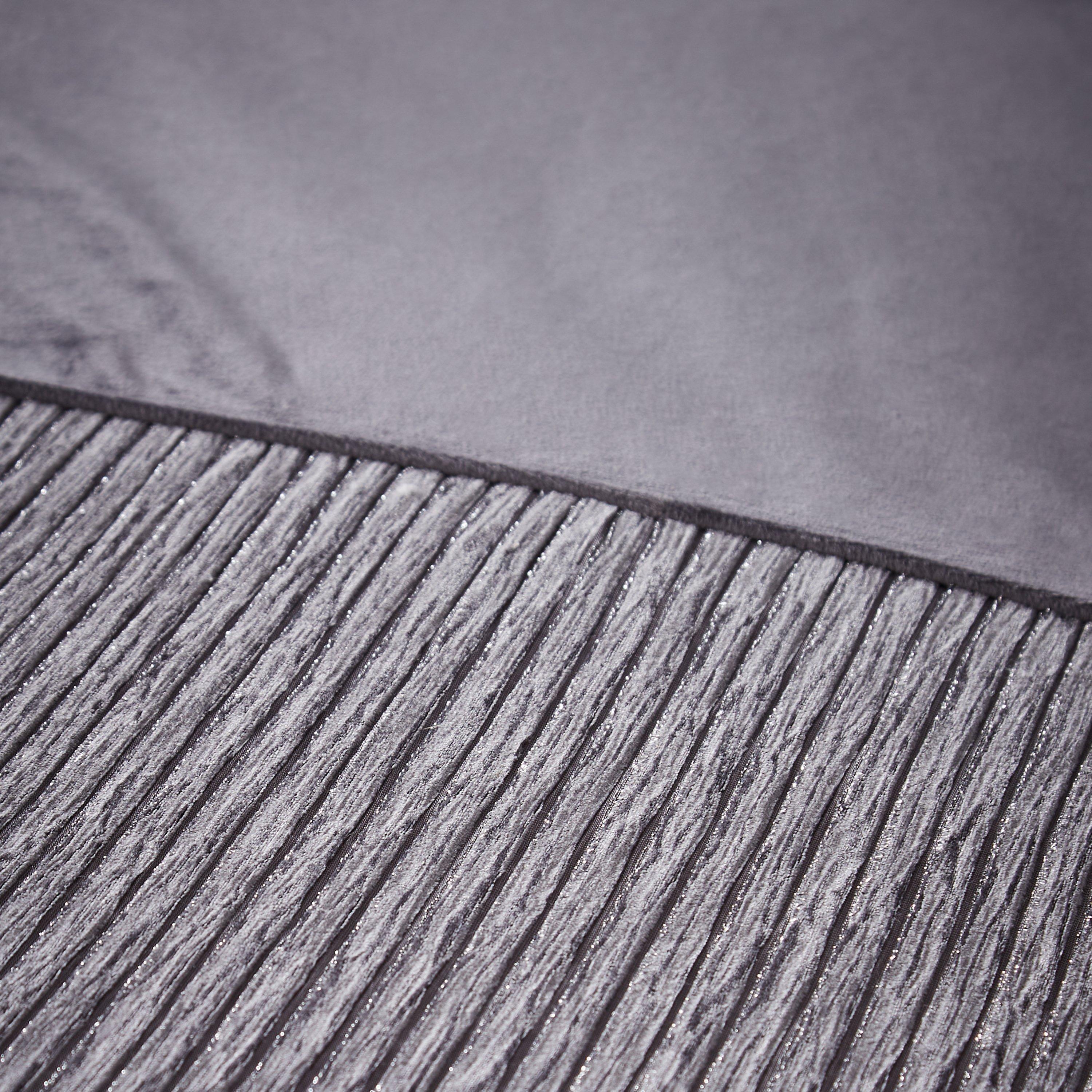 Grey - Catherine Lansfield - Allure Sparkle Duvet Cover Set - 4