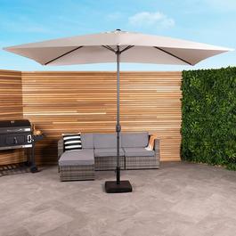 Charles Bentley 3m x 2m Rectangular Garden Umbrella