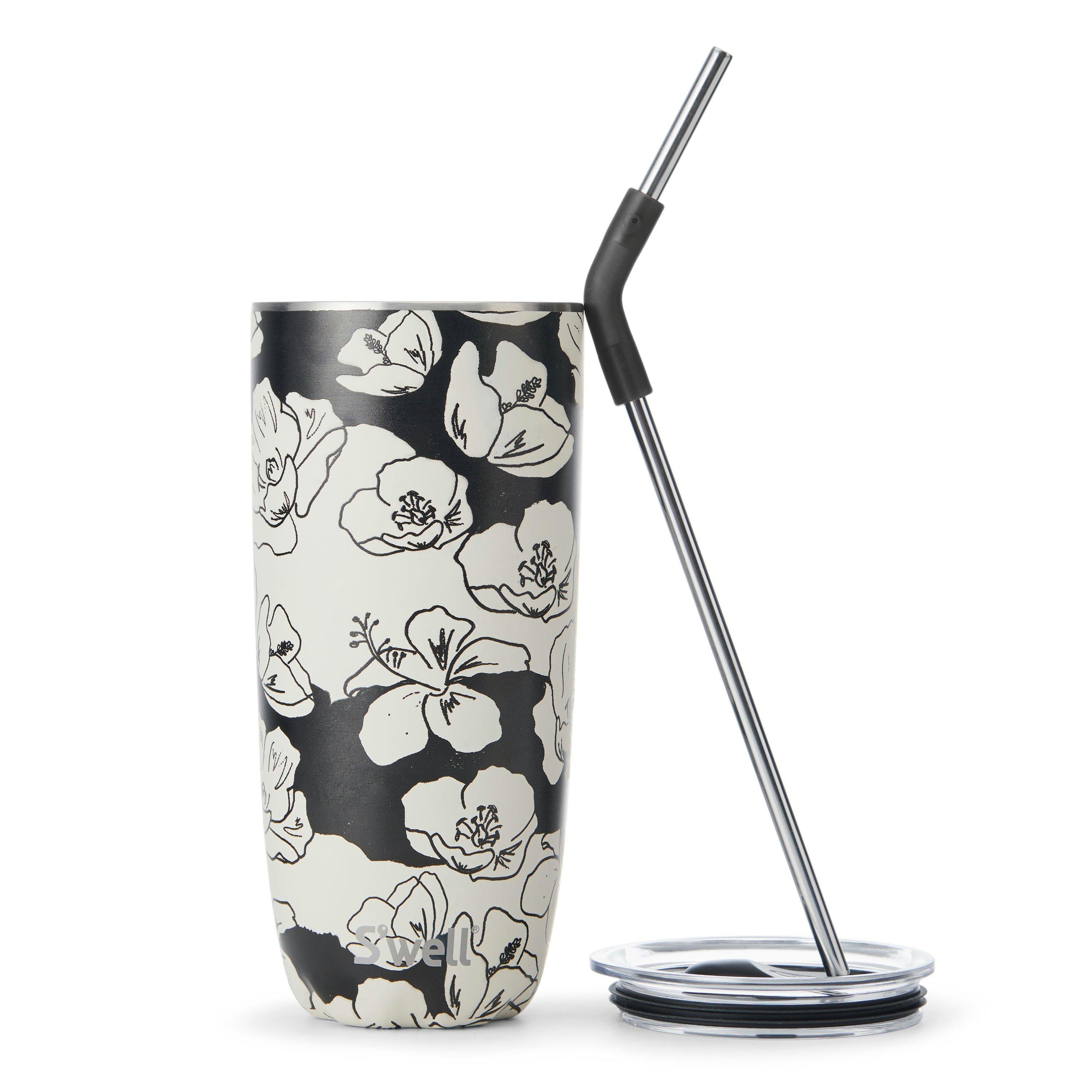 White/Black - Swell - Swell Charcoal Bloom Tumbler 700ml - 3