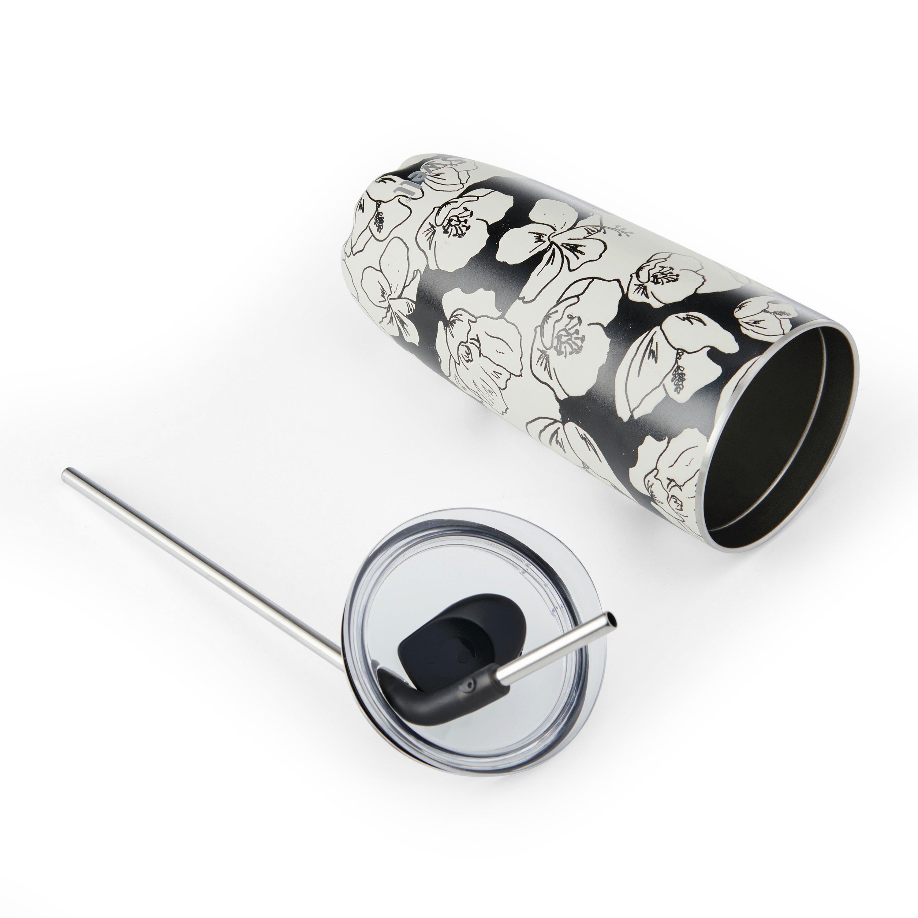 White/Black - Swell - Swell Charcoal Bloom Tumbler 700ml - 4