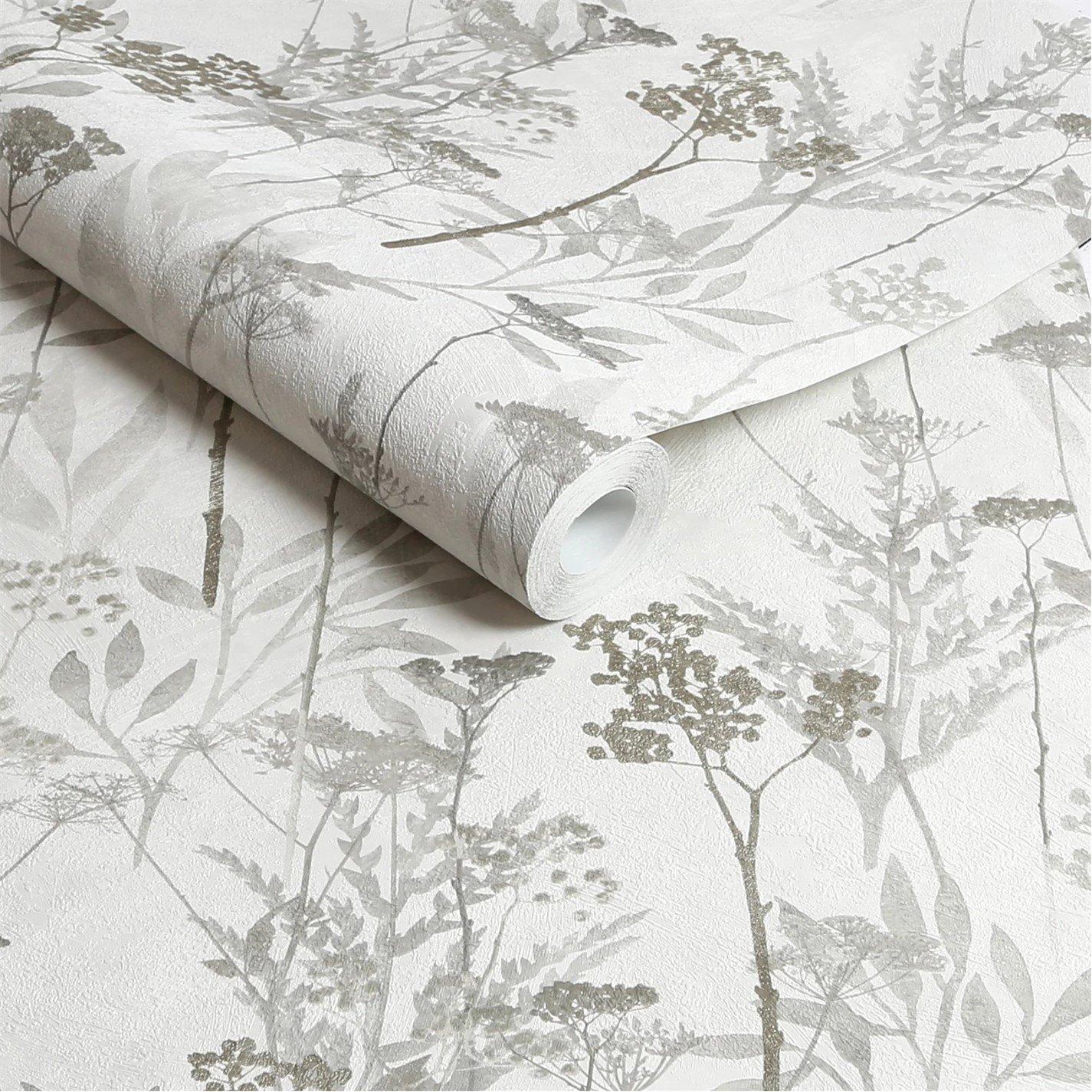 Neutral - Superfresco Easy - Solstice Neutral Floral Wallpaper - 4
