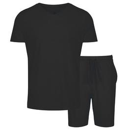 Light and Shade Light and Shade & - Mens Pyjama Set V-Neck Tee Short