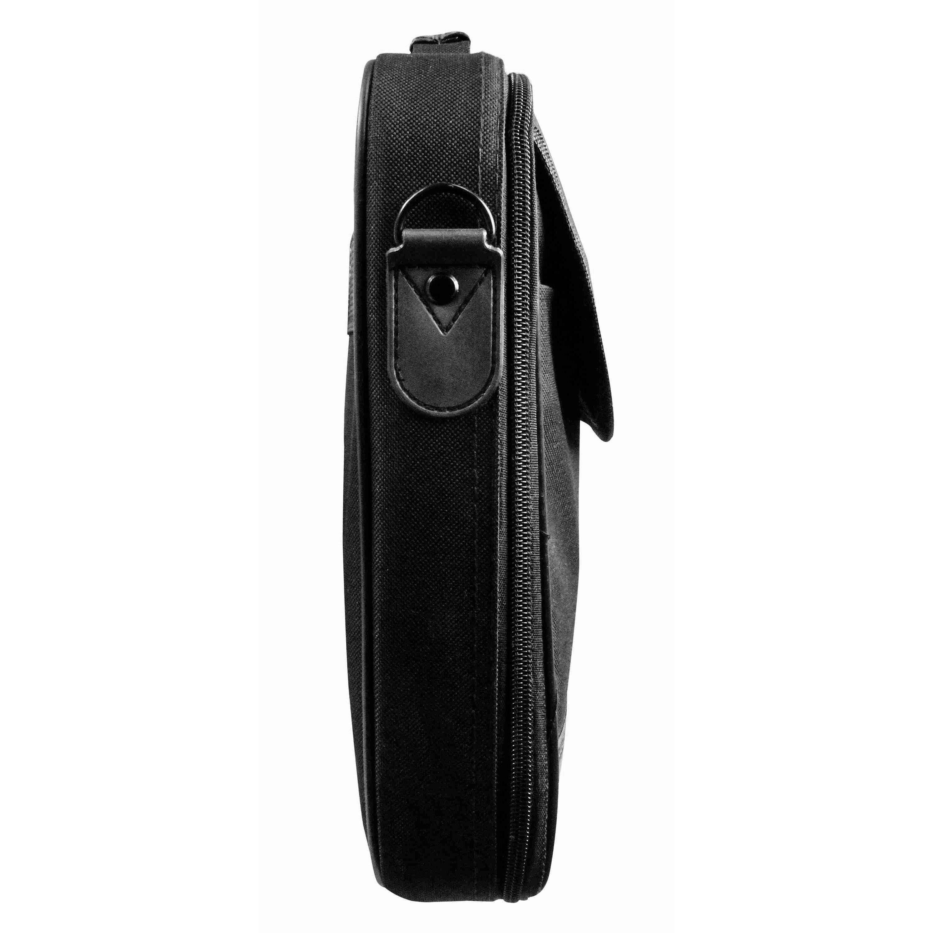 Black - Volkano - Industrial 15.6 Laptop Messenger Bag - 4