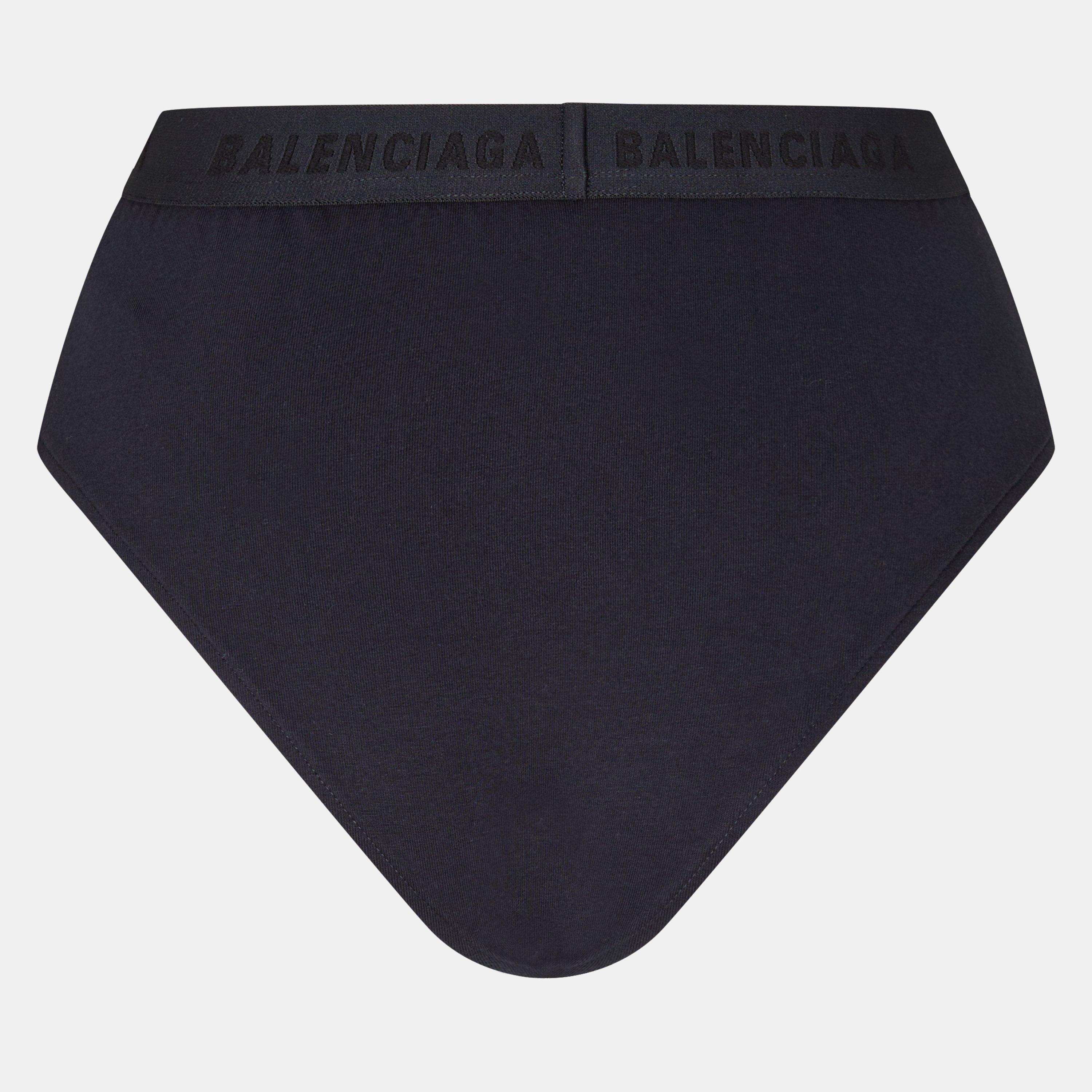 Black - Balenciaga - Women's Short Briefs - 2