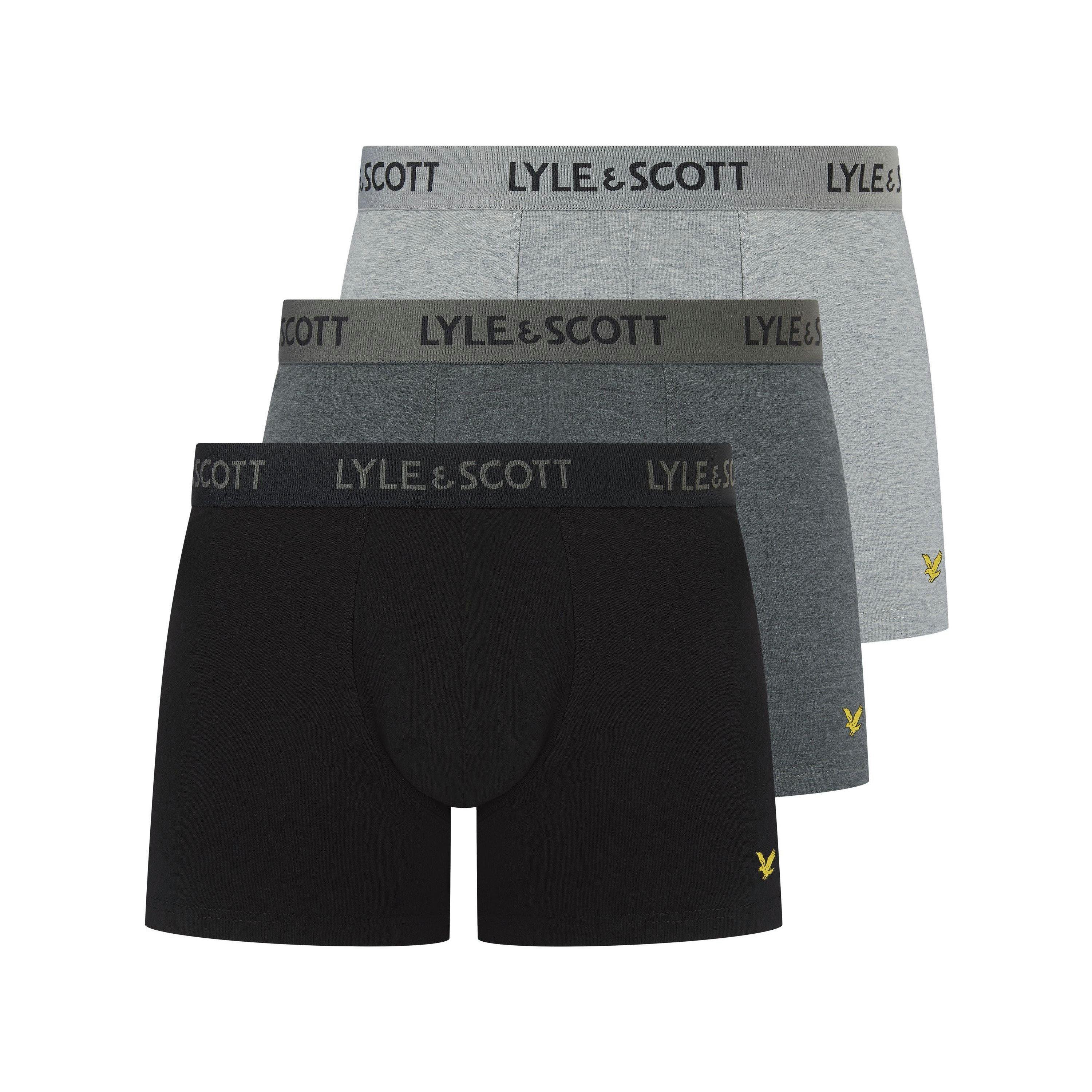 Grey Multi - Lyle and Scott - Lyle Barclay 3Pk Sn99 - 1