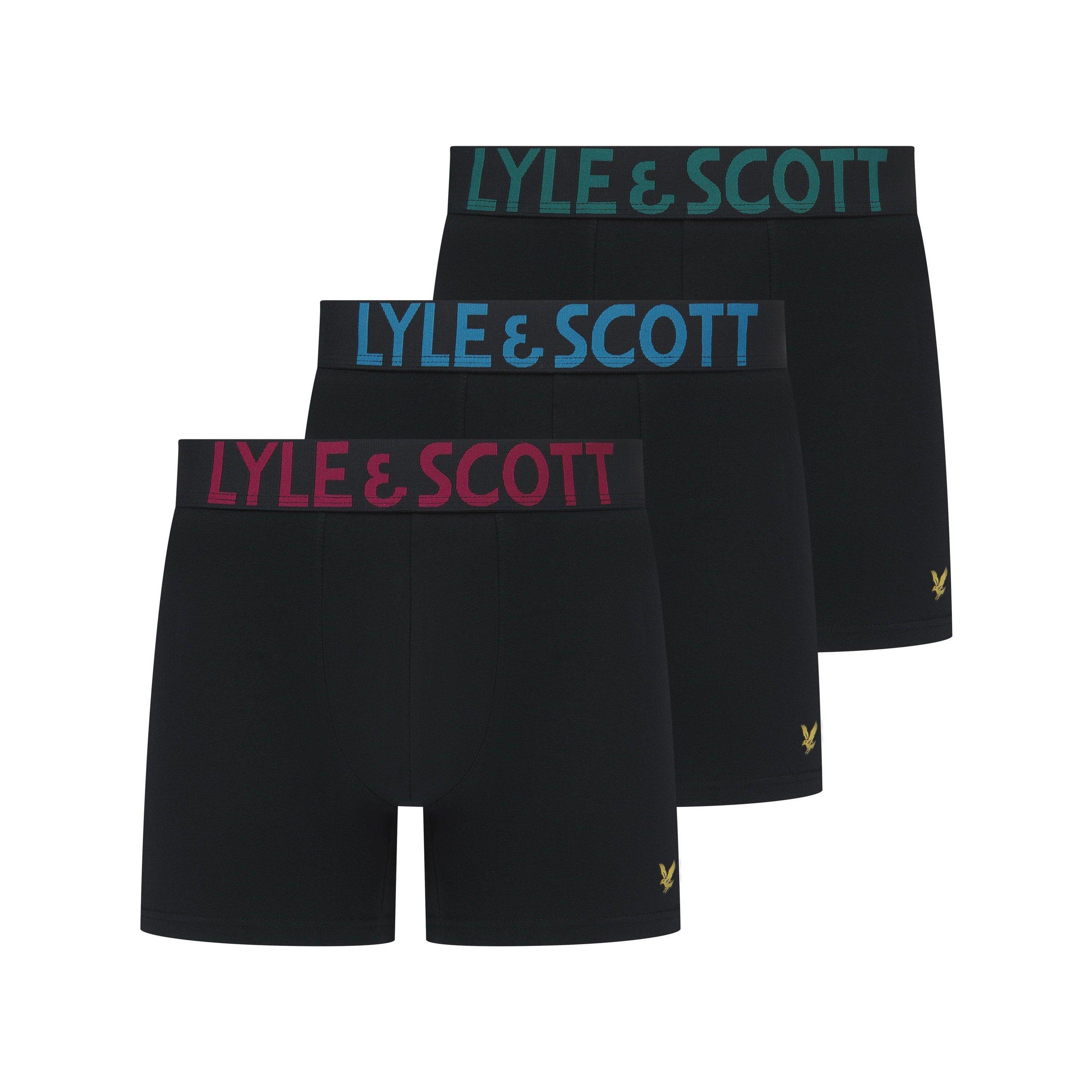 Black Multi - Lyle and Scott - Lyle Daniel 3Pk Sn99 - 1
