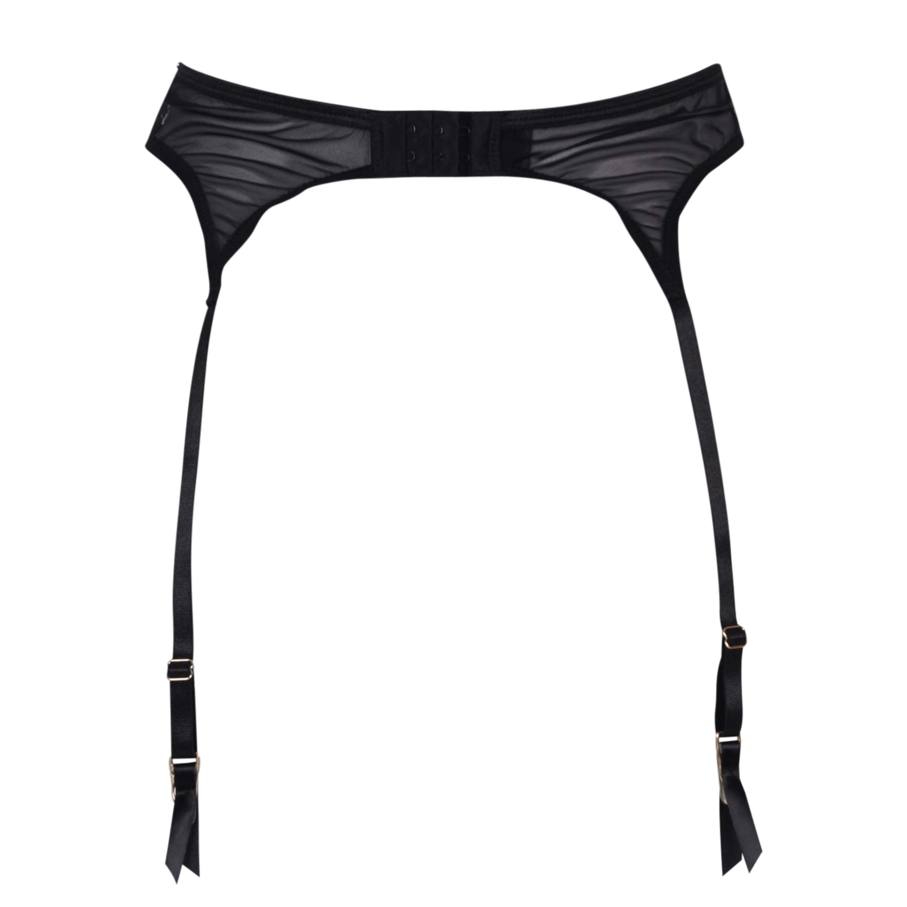 Black - Bluebella - Marseille Lace Suspender - 2