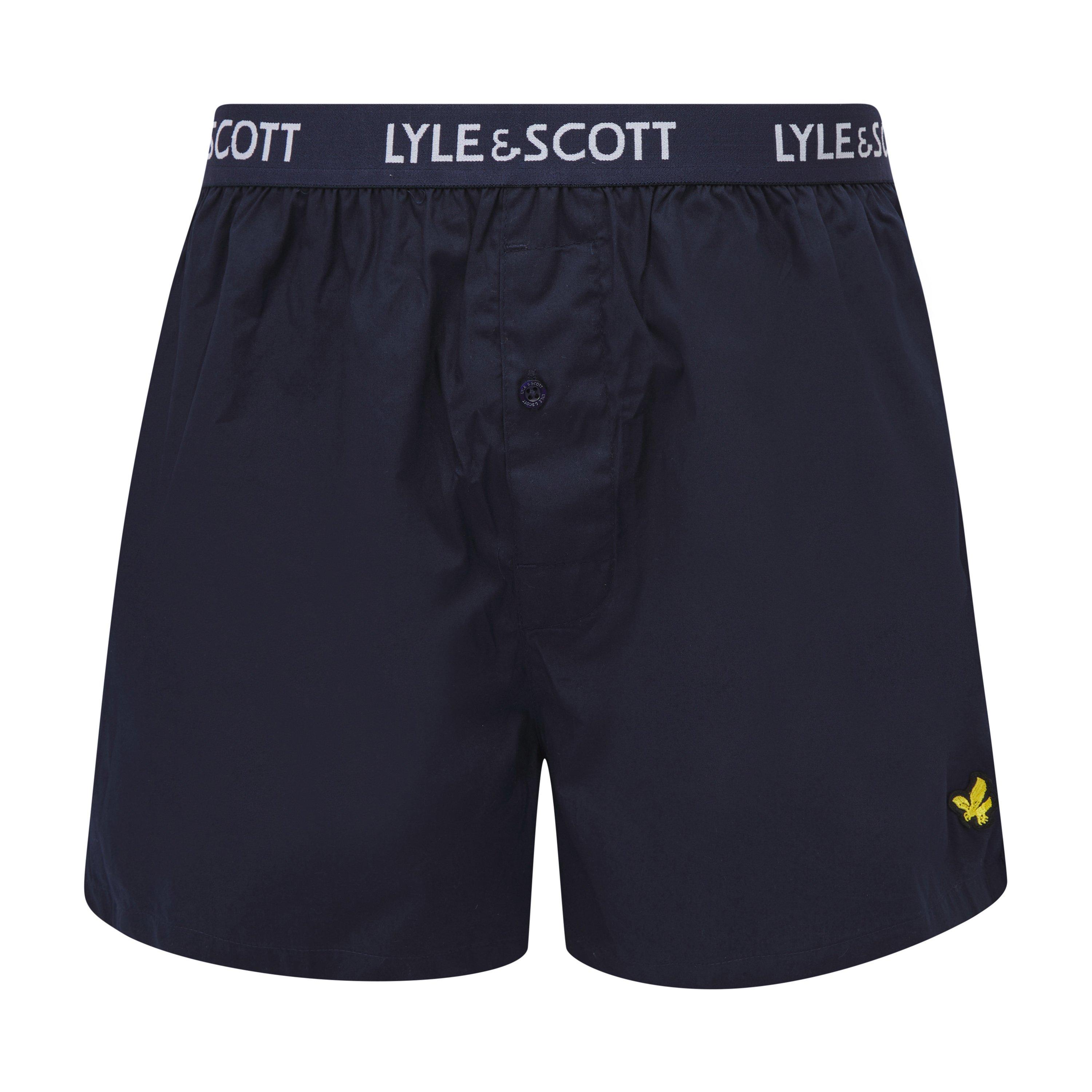 Jade/Pct/Grn - Lyle and Scott - 3pc Wvn Bxr Sn99 - 3