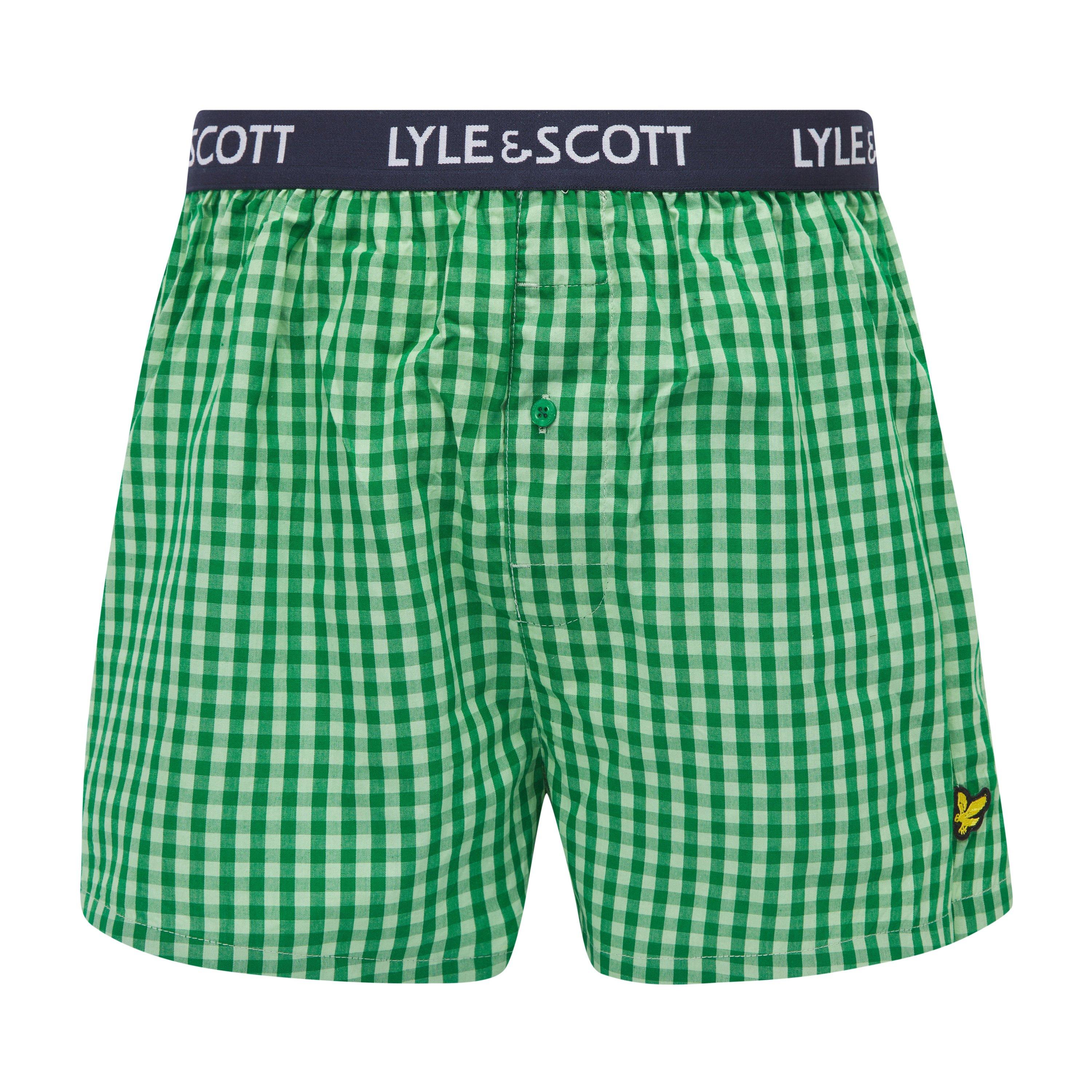 Jade/Pct/Grn - Lyle and Scott - 3pc Wvn Bxr Sn99 - 4