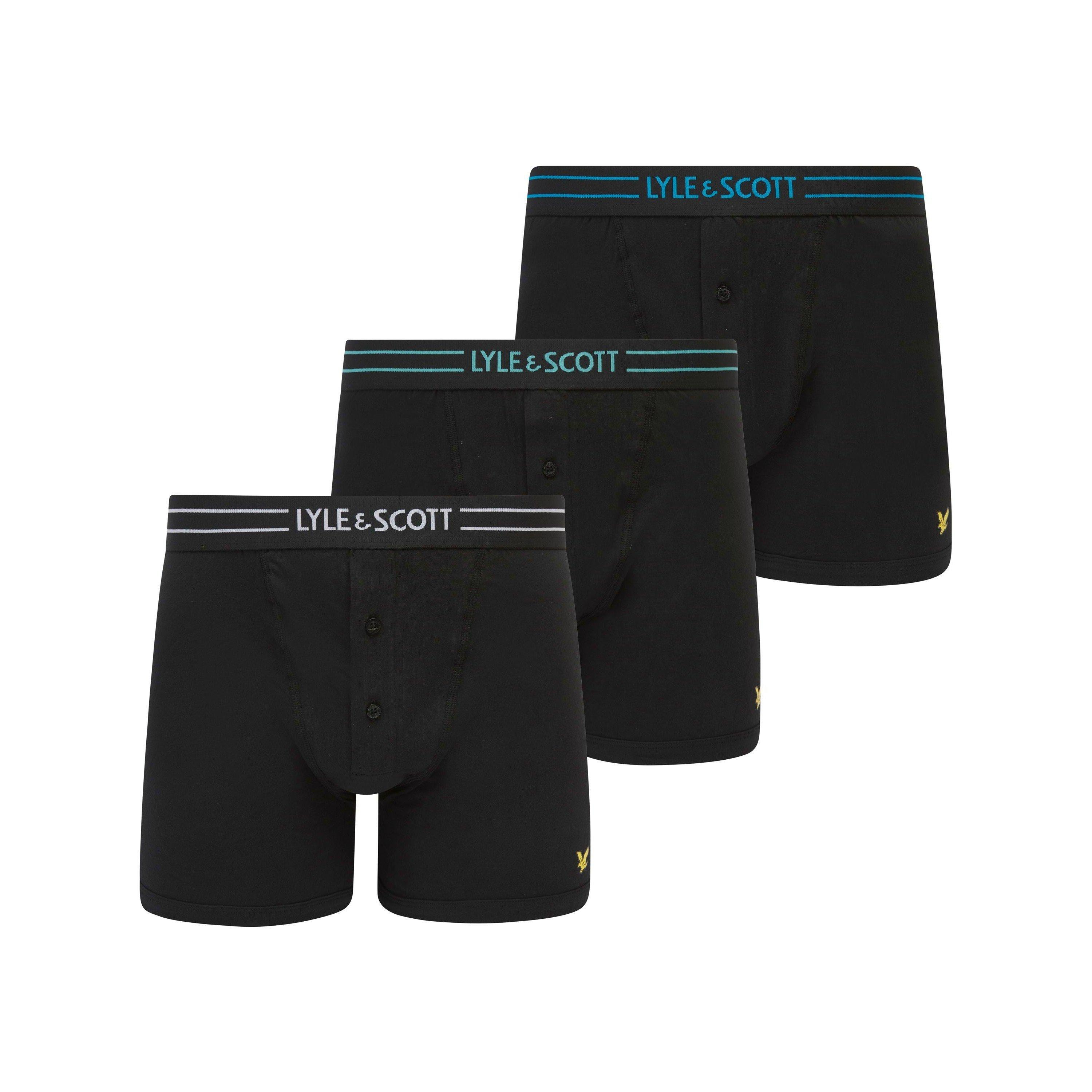 Black Multi - Lyle and Scott - Lyle Lewis 3Pk Sn99 - 1