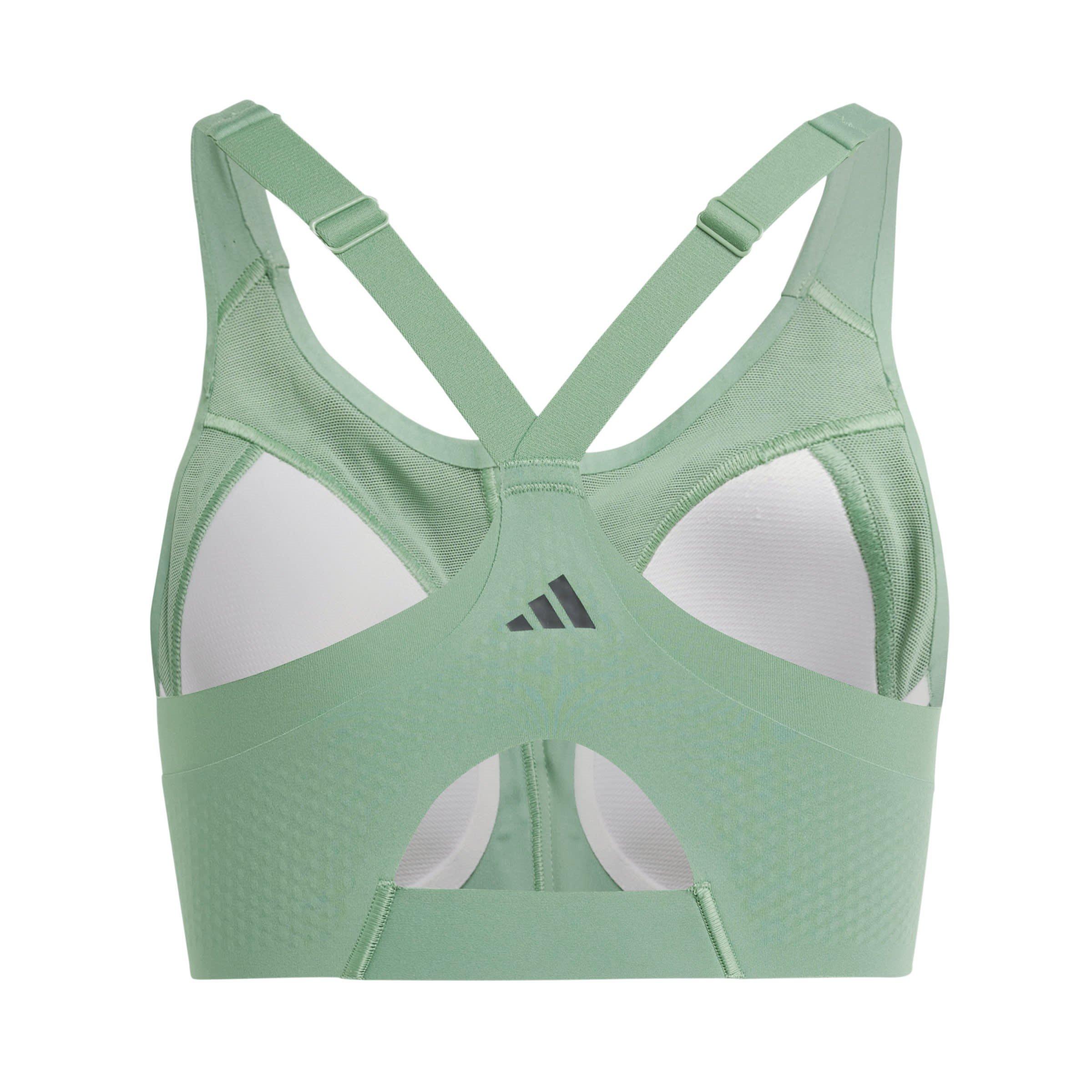 PRLOGR - adidas - TLRDIM LUX Zipped Non Wired High Impact Sports Bras - 2