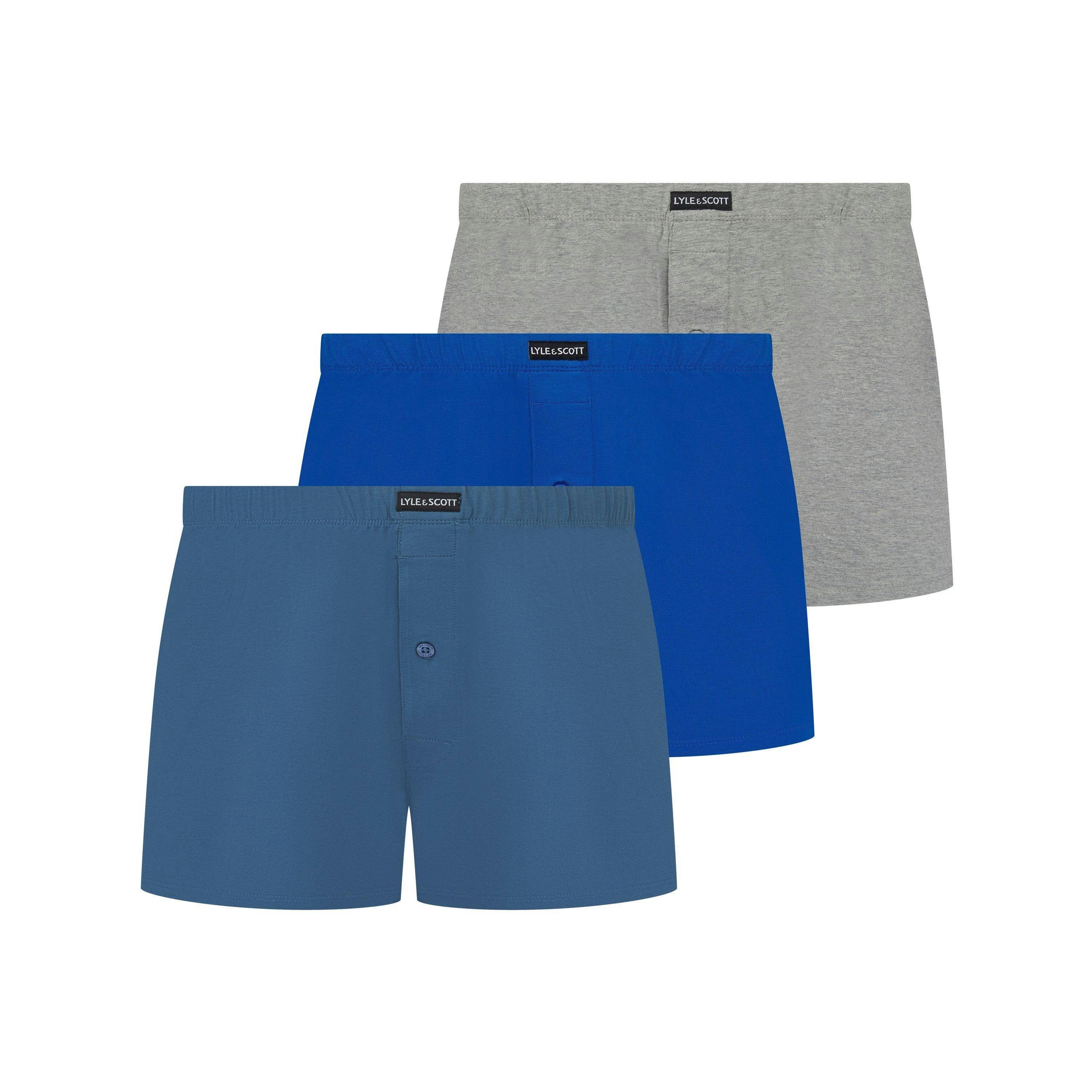 Blue Multi - Lyle and Scott - Lyle Temi 3Pk Sn99 - 1
