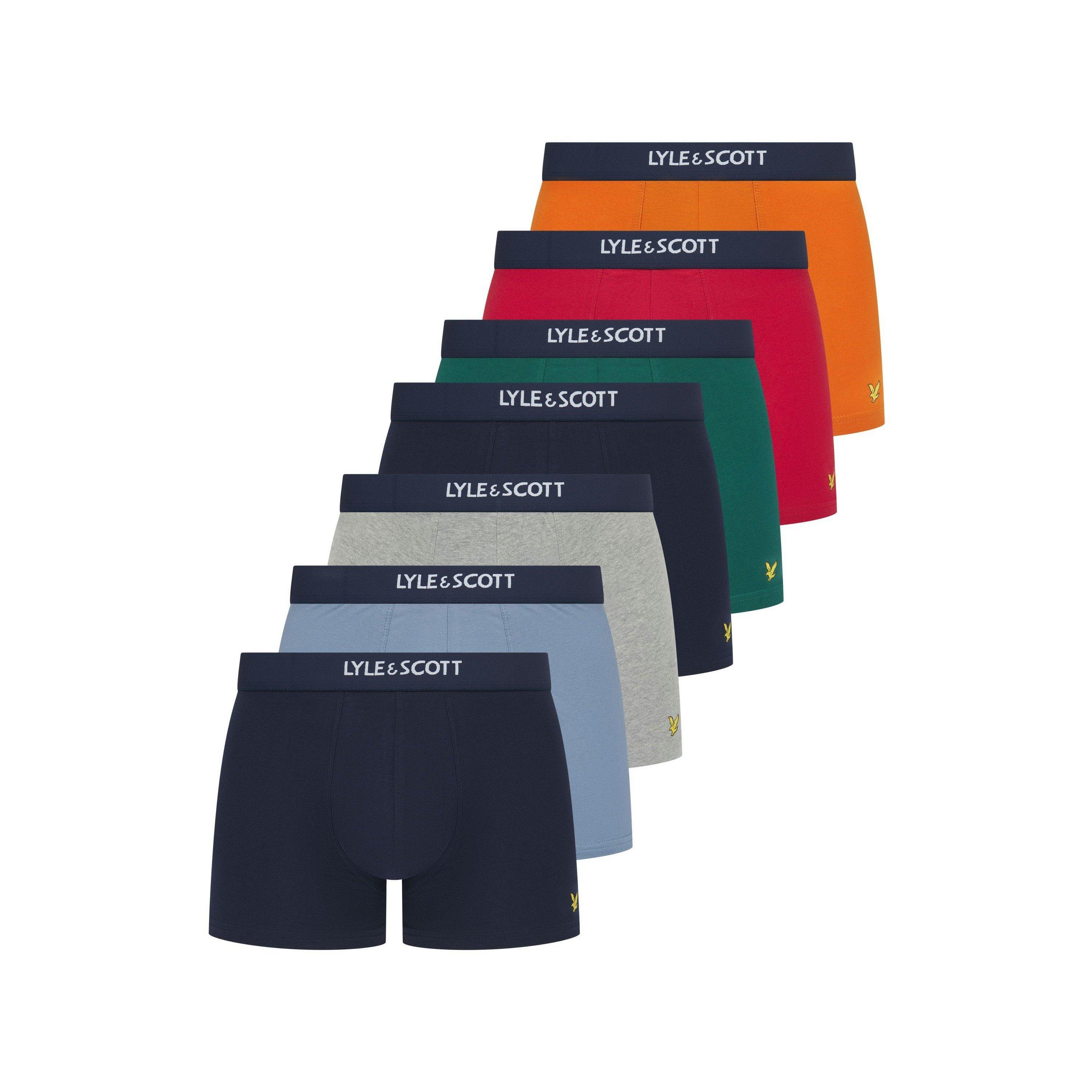 Blue Multi - Lyle and Scott - Lyle Topaz 7Pk Sn99 - 1