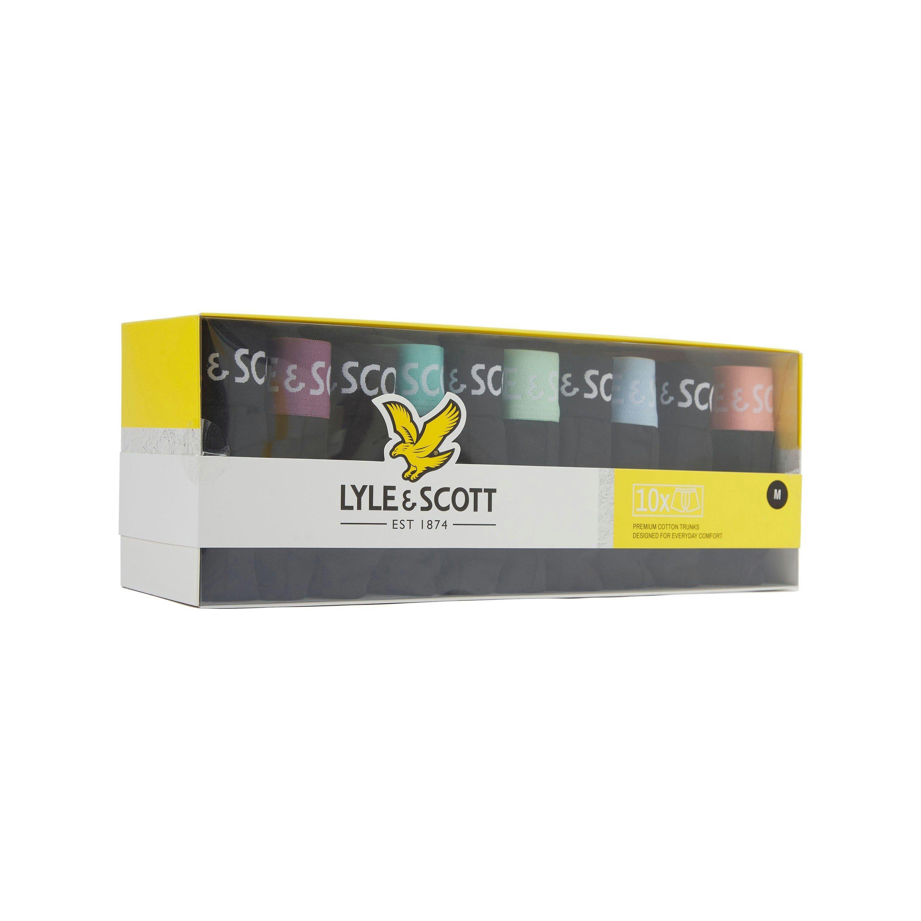 Zwart Multi - Lyle and Scott - Lyle Tyler 10Pk Sn99 - 8