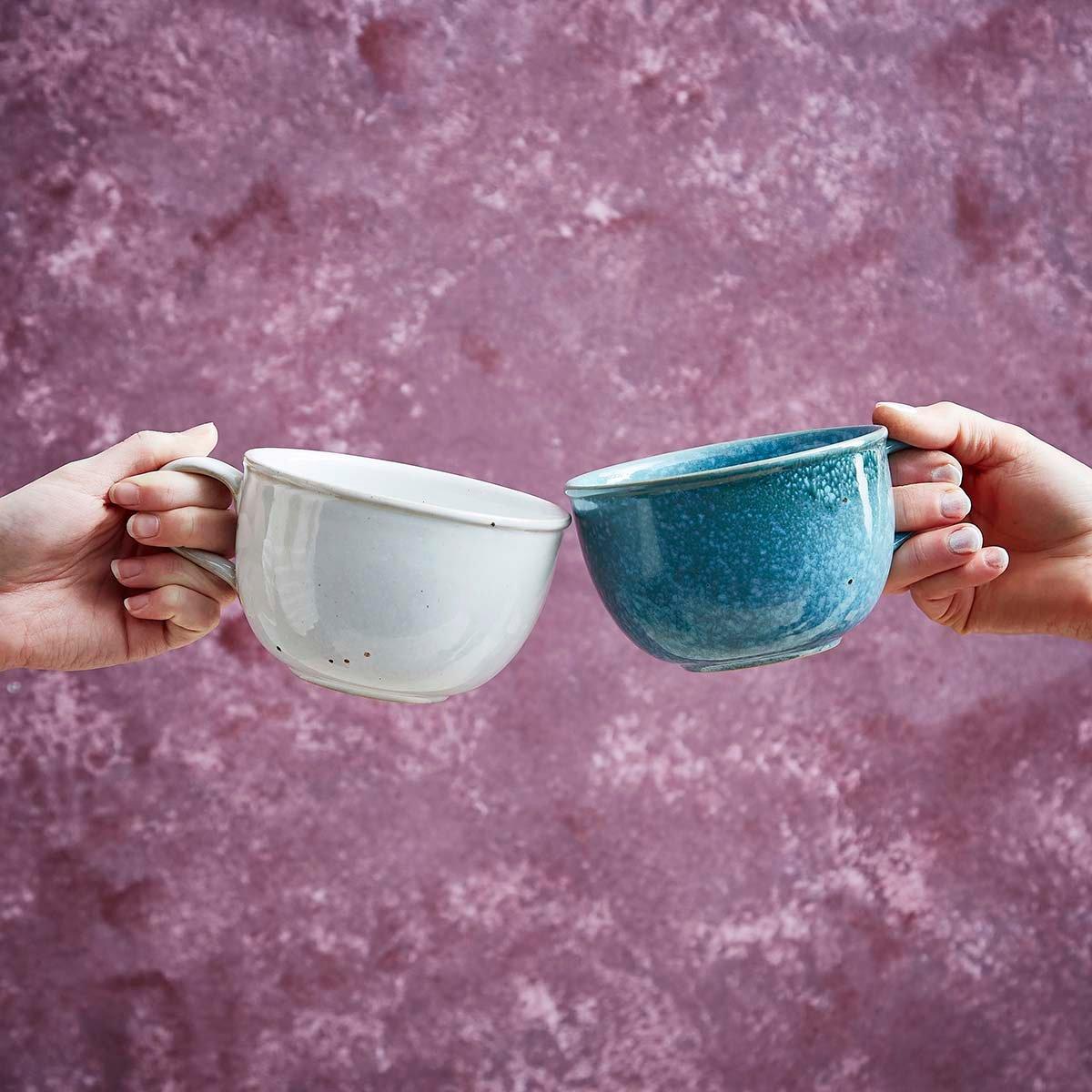 Portmeirion  Minerals Jumbo Cup Set Of 4 - Moonstone