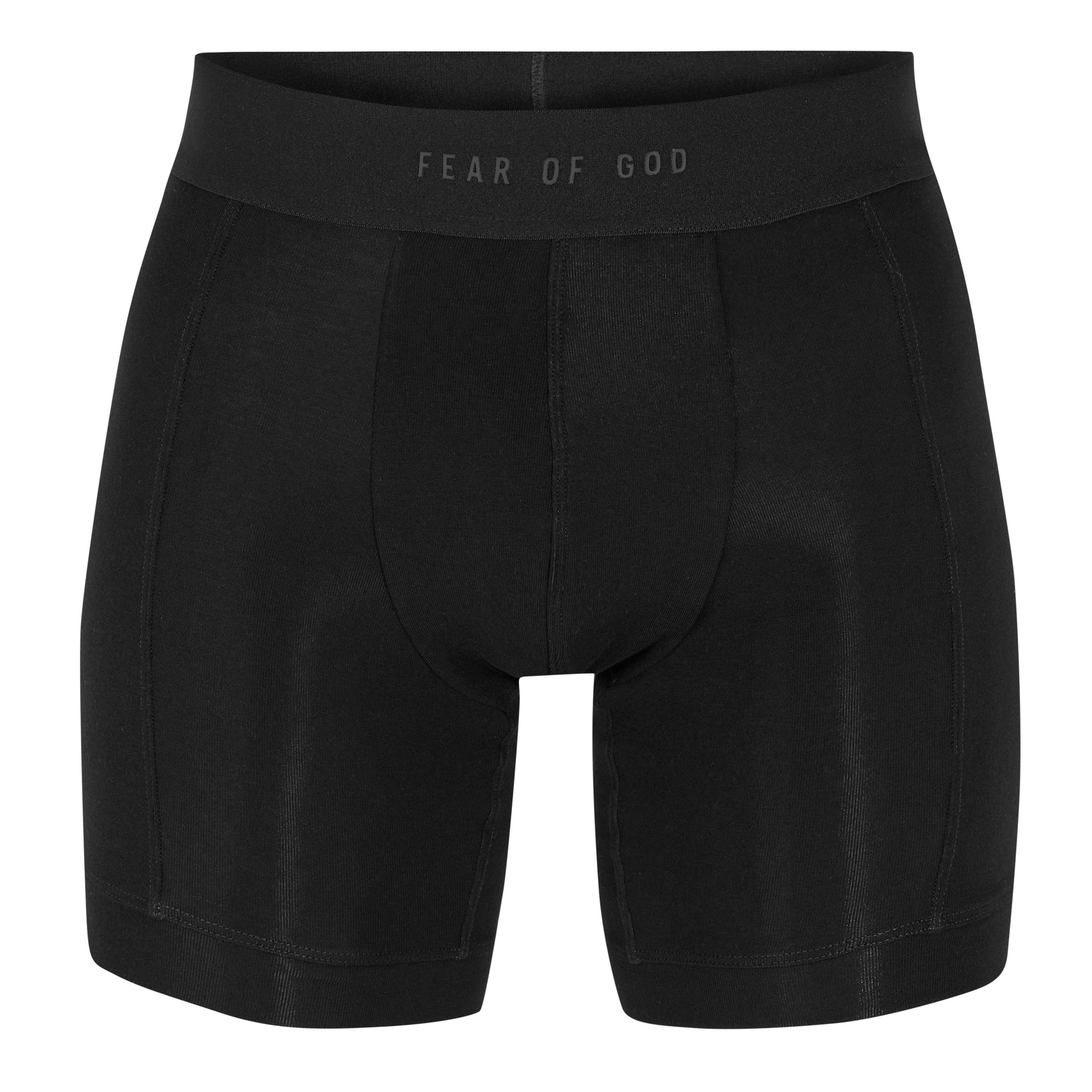 Black - Fear Of God - Men's FOG Cotton Boxer Briefs 2 Pack - 1