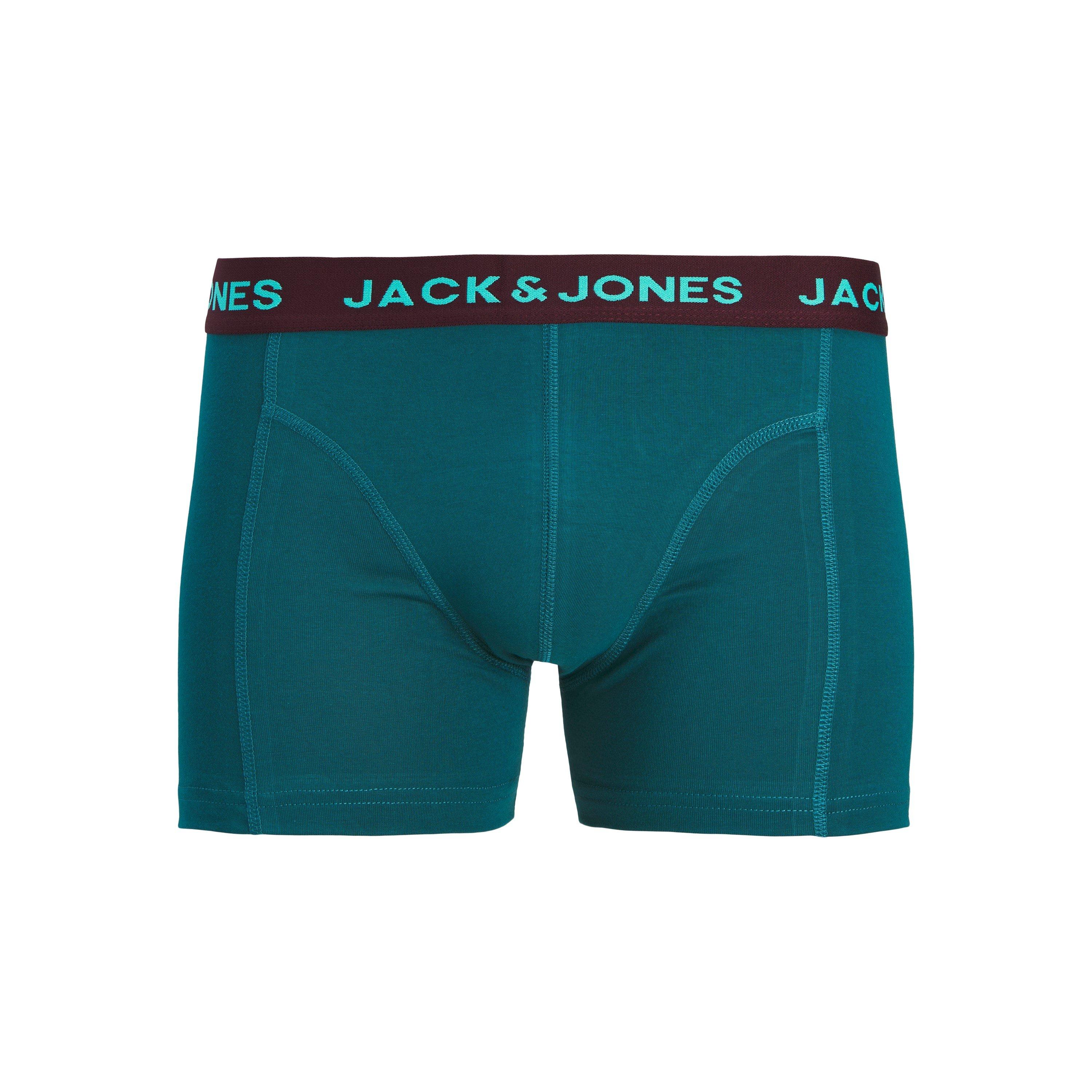 Blue Coral - Jack and Jones - Men's Horse Pack Boxer Trunk Underwear - 3