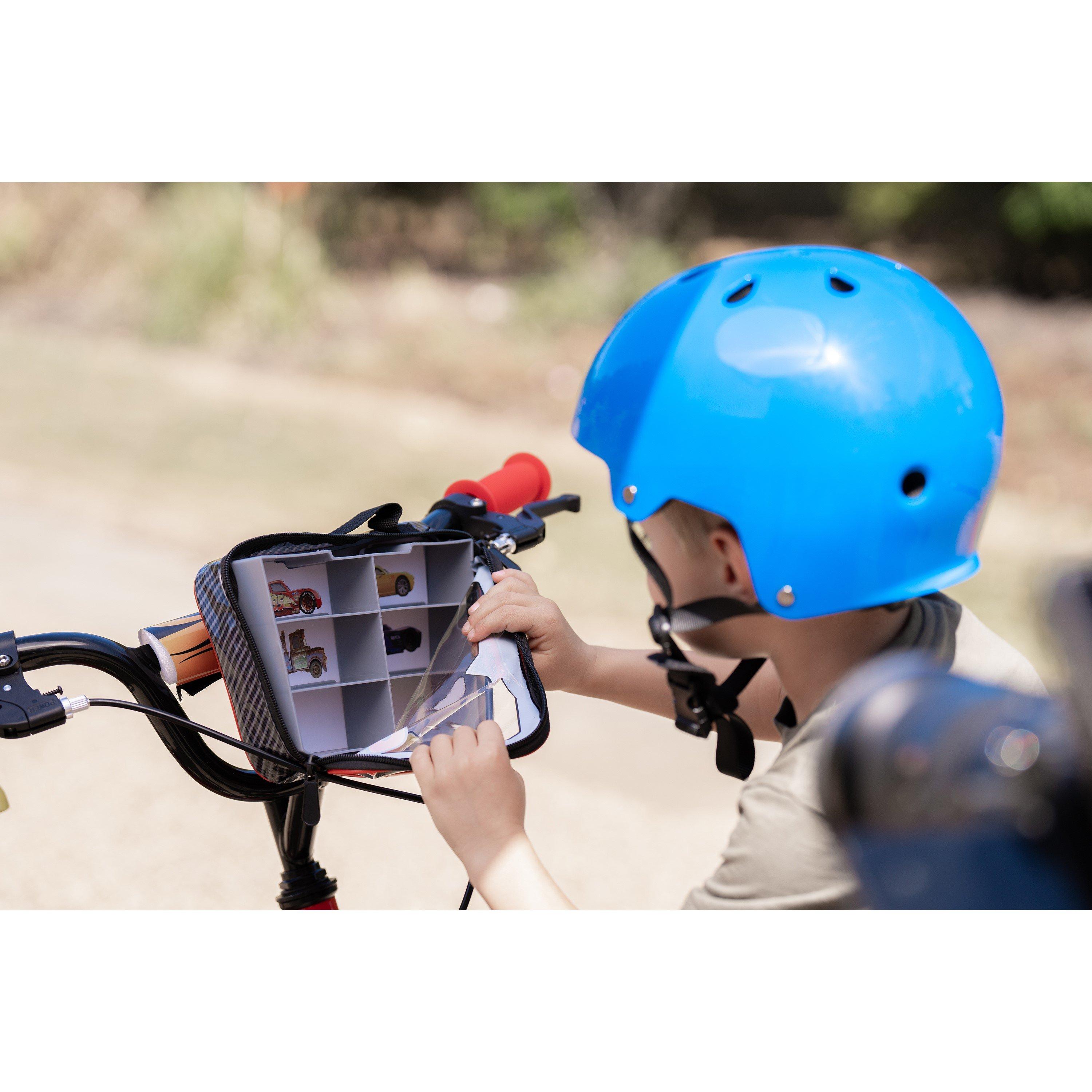 Red - Huffy - Disney Cars 14 inch Kids Bike + Stabilisers - 3