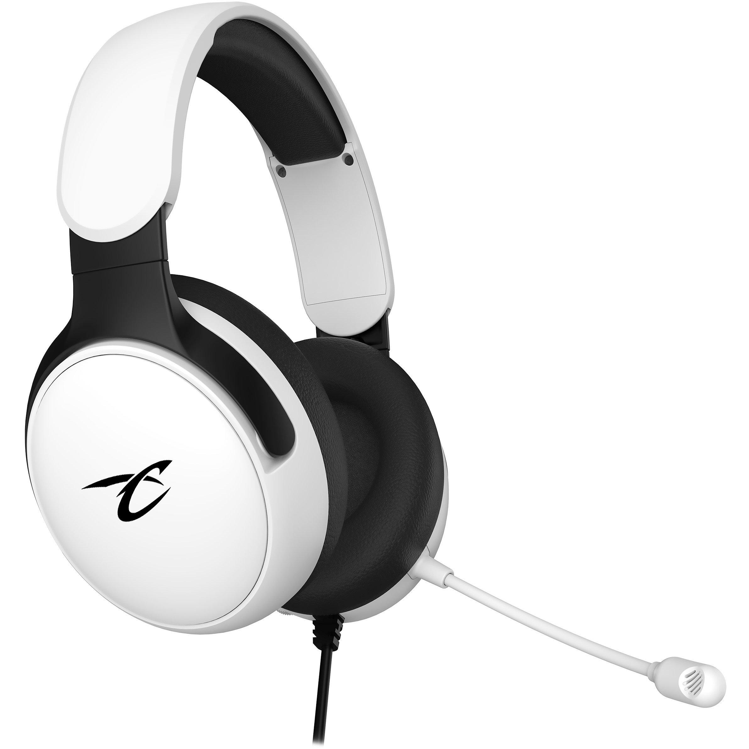 White - Subsonic - Astra Gaming Headset For PS5 Xbox PC & Switch - 3