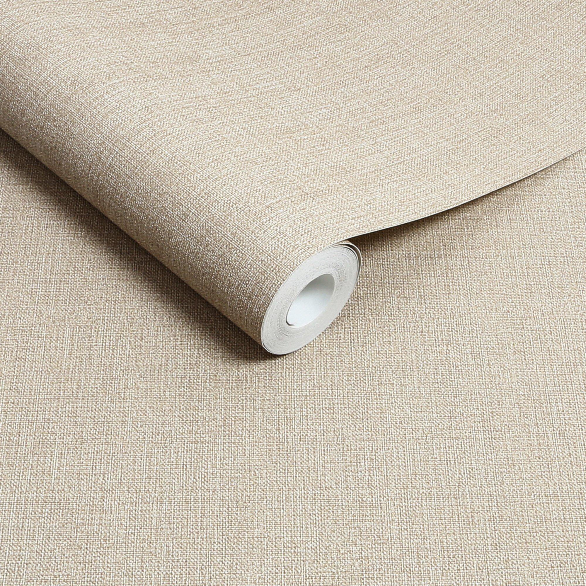 Beige - Boutique - Breeze Texture Natural Shimmer Wallpaper - 5